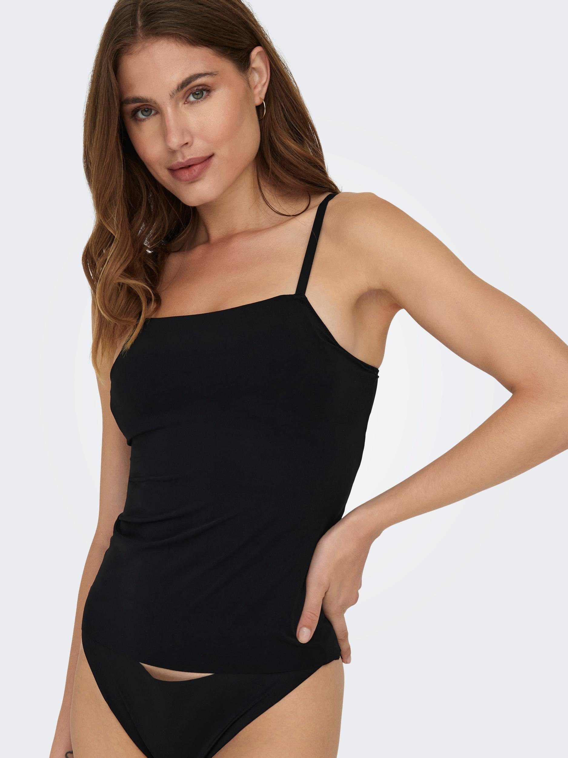 Only Top met spaghettibandjes ONLTRACY BONDED MOULDED BRA SINGLET