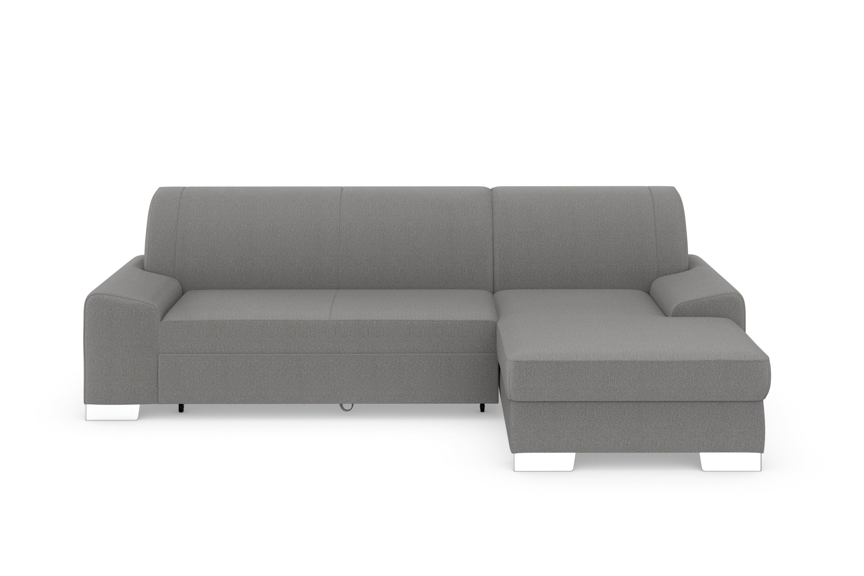 DOMO collection Hoekbank Anzio L-Form, whlw. Bettfunktion, Federkern, hochwertig, Breite 271 cm naar keuze met slaapfunctie en binnenvering