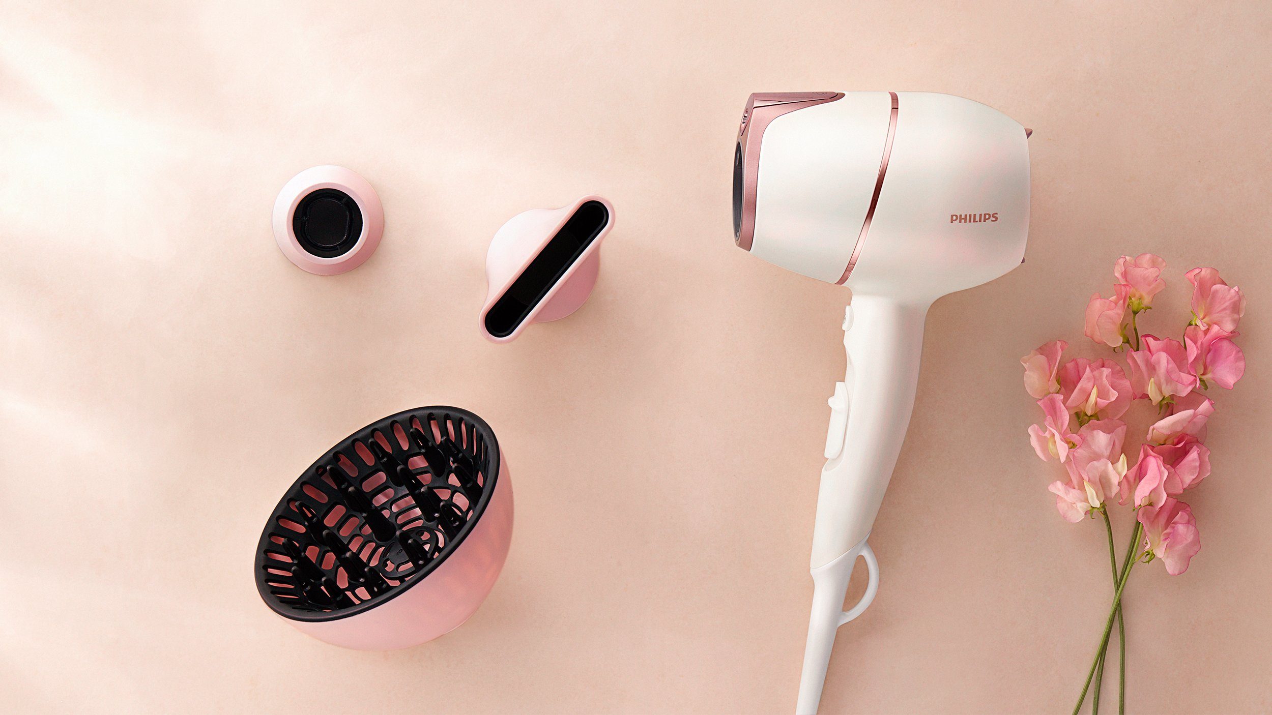 Philips Haardroger Prestige BHD628/00 met senseiq technologie, 2 snelheden en 3 droogstanden