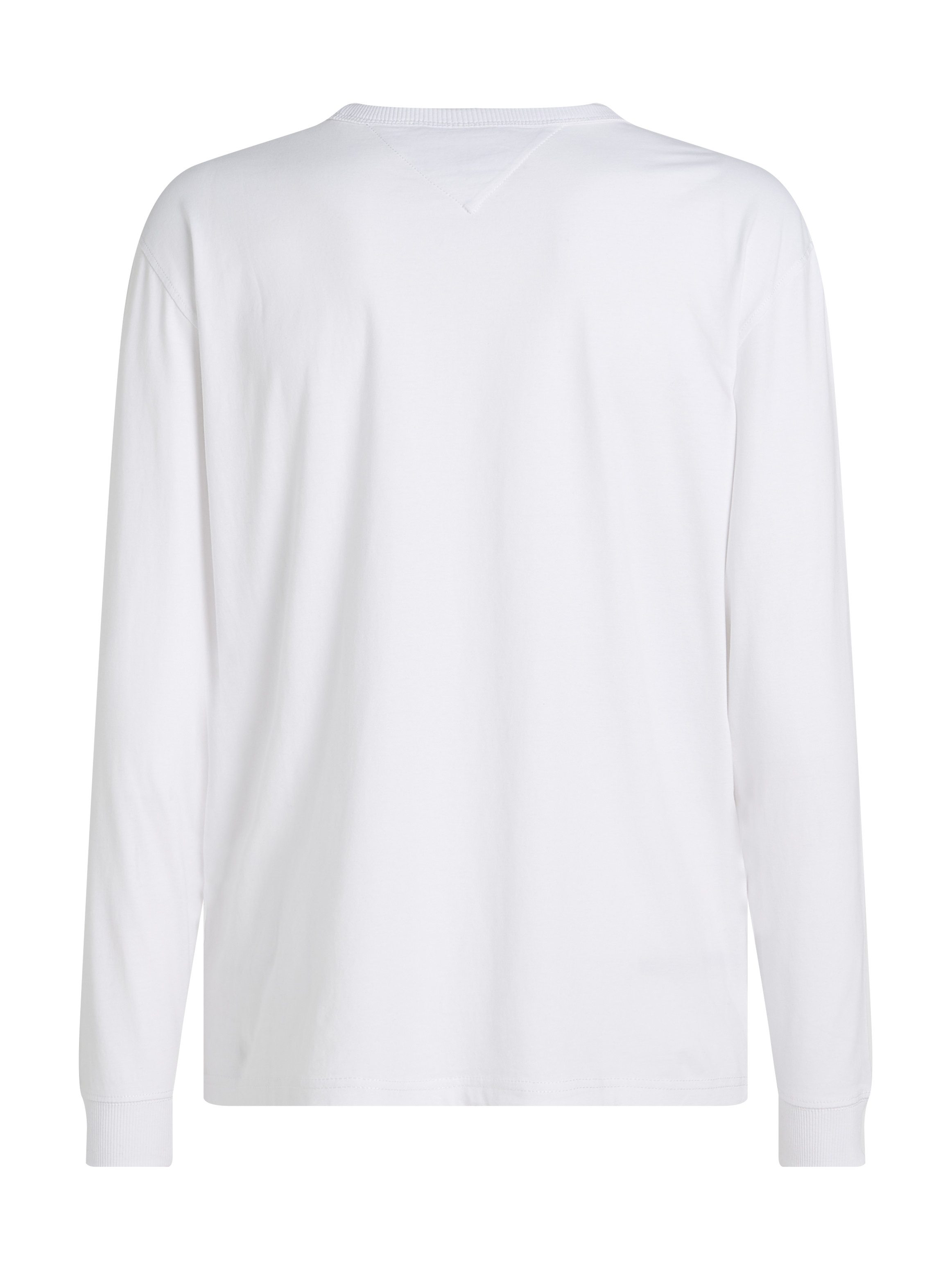 TOMMY JEANS Shirt met lange mouwen TJM REG BADGE LS TEE met borduursel