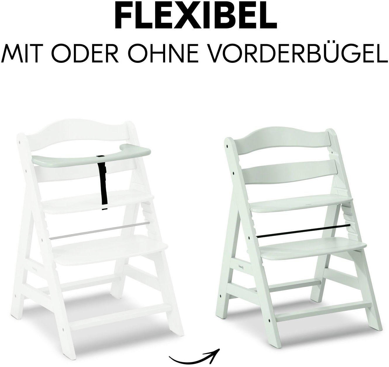 Hauck Kinderstoel Alpha+, Mint FSC®- beschermt bos - wereldwijd