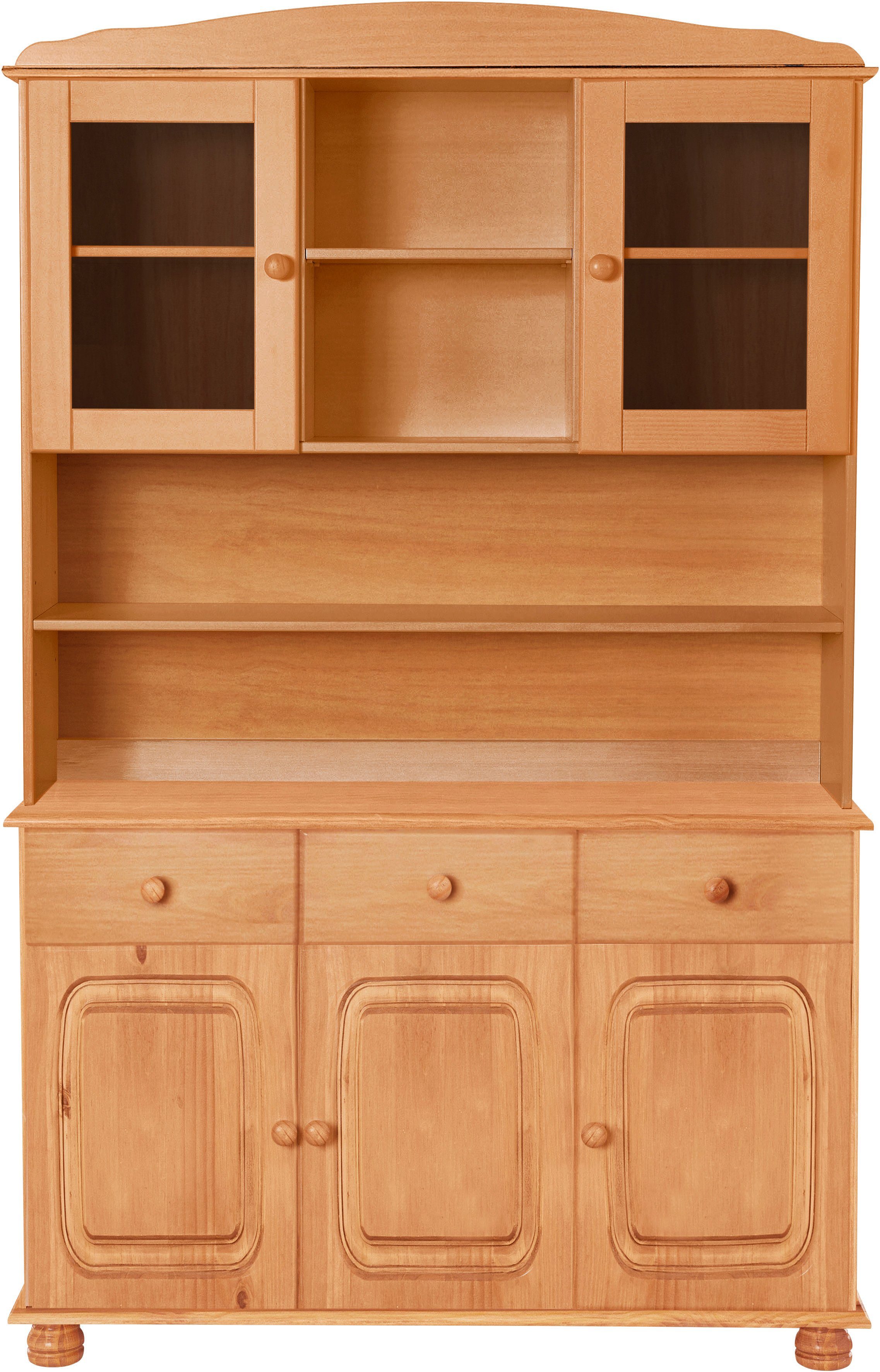 Home affaire Buffetkast Mette Met 2 laden en veel bergruimte achter 4 deuren, hoogte 181cm (2-delig)