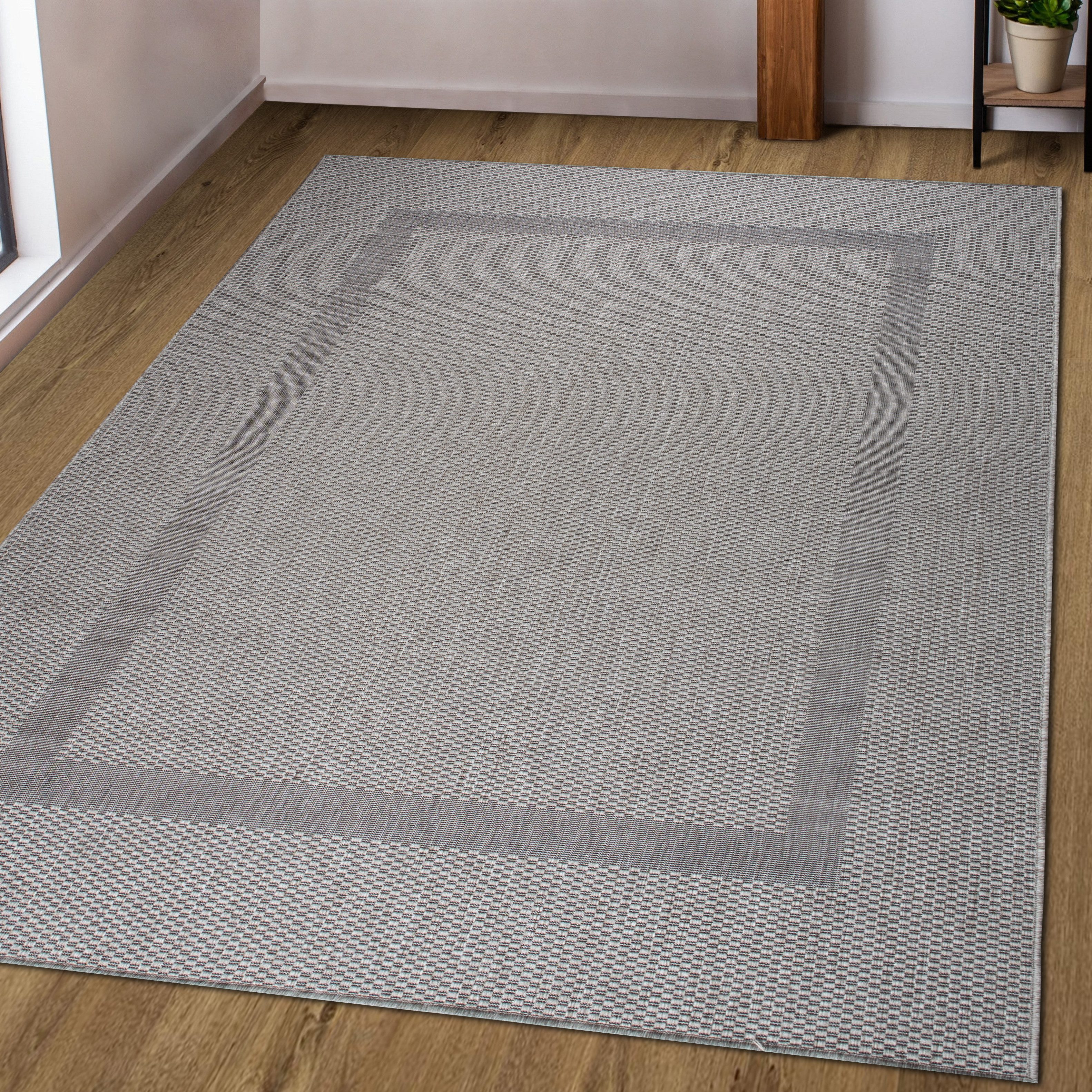 my home Vloerkleed Venetië rand is ook als loper verkrijgbaar Geschikt voor binnen en buiten, sisal-look, weerbestendig & uv-bestendig