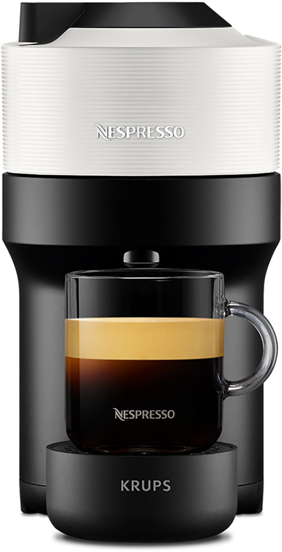 Nespresso Koffiecapsulemachine Vertuo Pop XN9201 van Krups, inhoud 560 ml, aut. capsule-herkenning, één druk op de knop, 4 maten kopjes