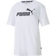 puma t-shirt ess logo boyfriend tee wit