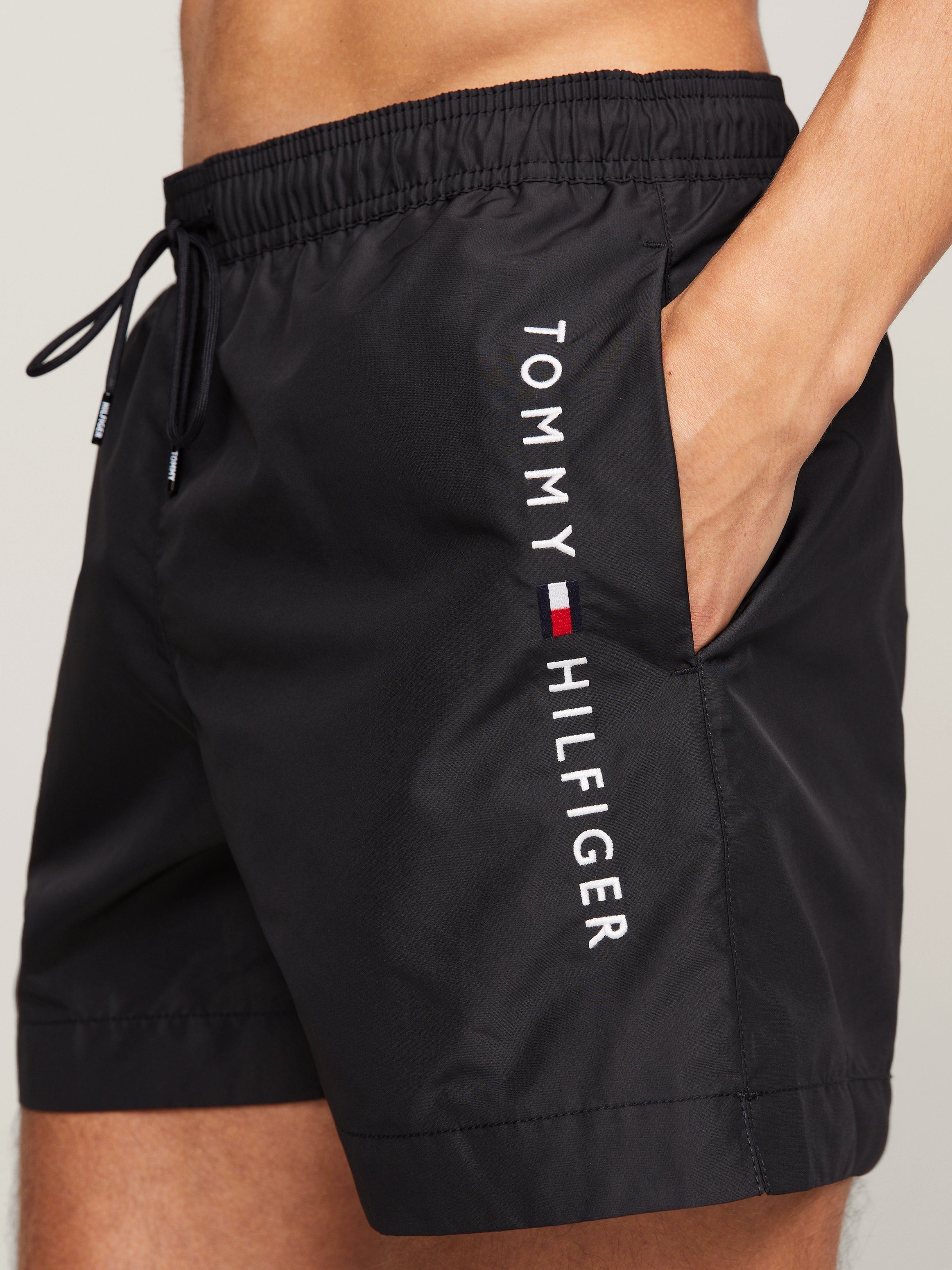 Tommy Hilfiger Swimwear Zwemshort MEDIUM DRAWSTRING met geborduurd logo