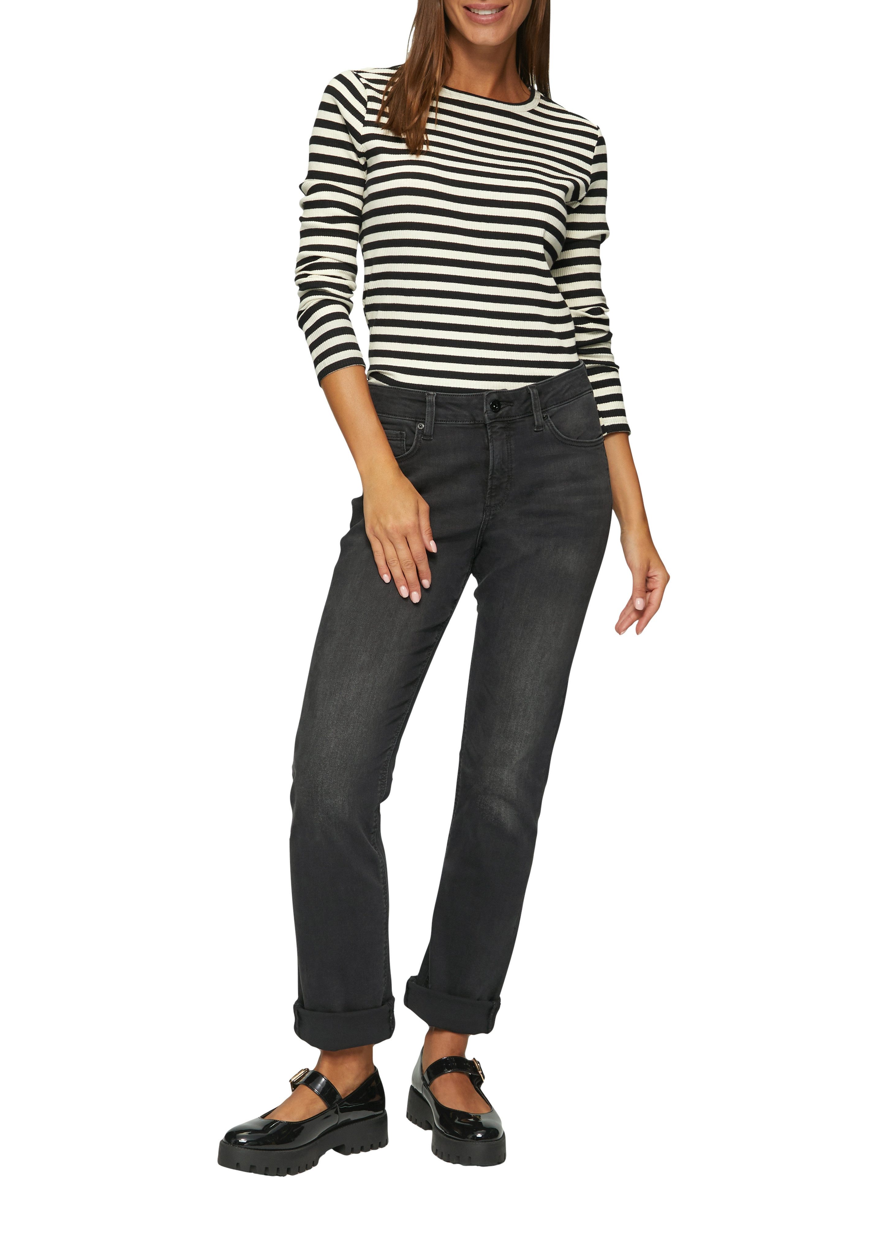 Q S designed by Shirt met lange mouwen