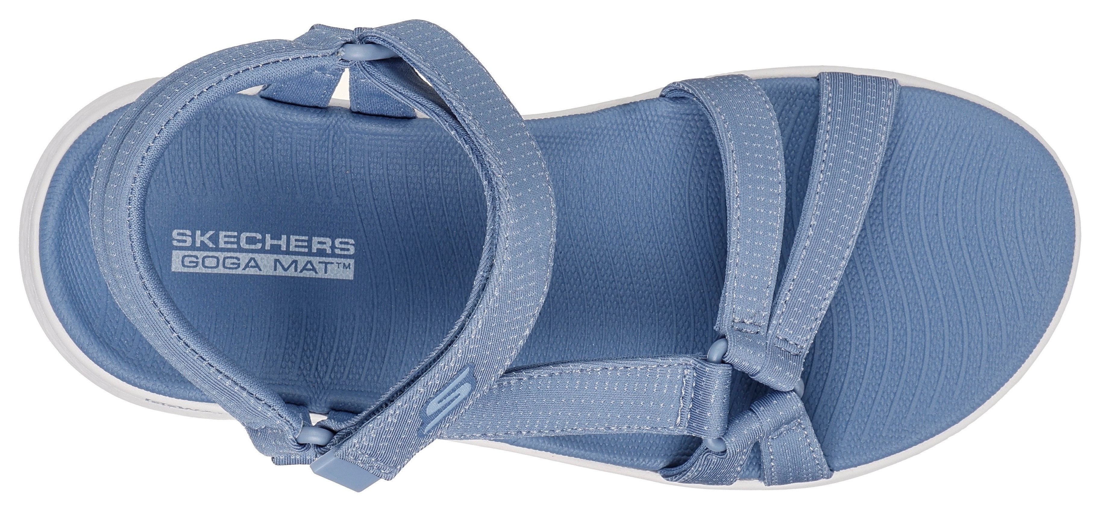 Skechers Sandalen GO WALK FLEX SANDAL-SUBLIME-X , zomerschoen, sandaal, klittenbandschoen, met goga mat voetbed