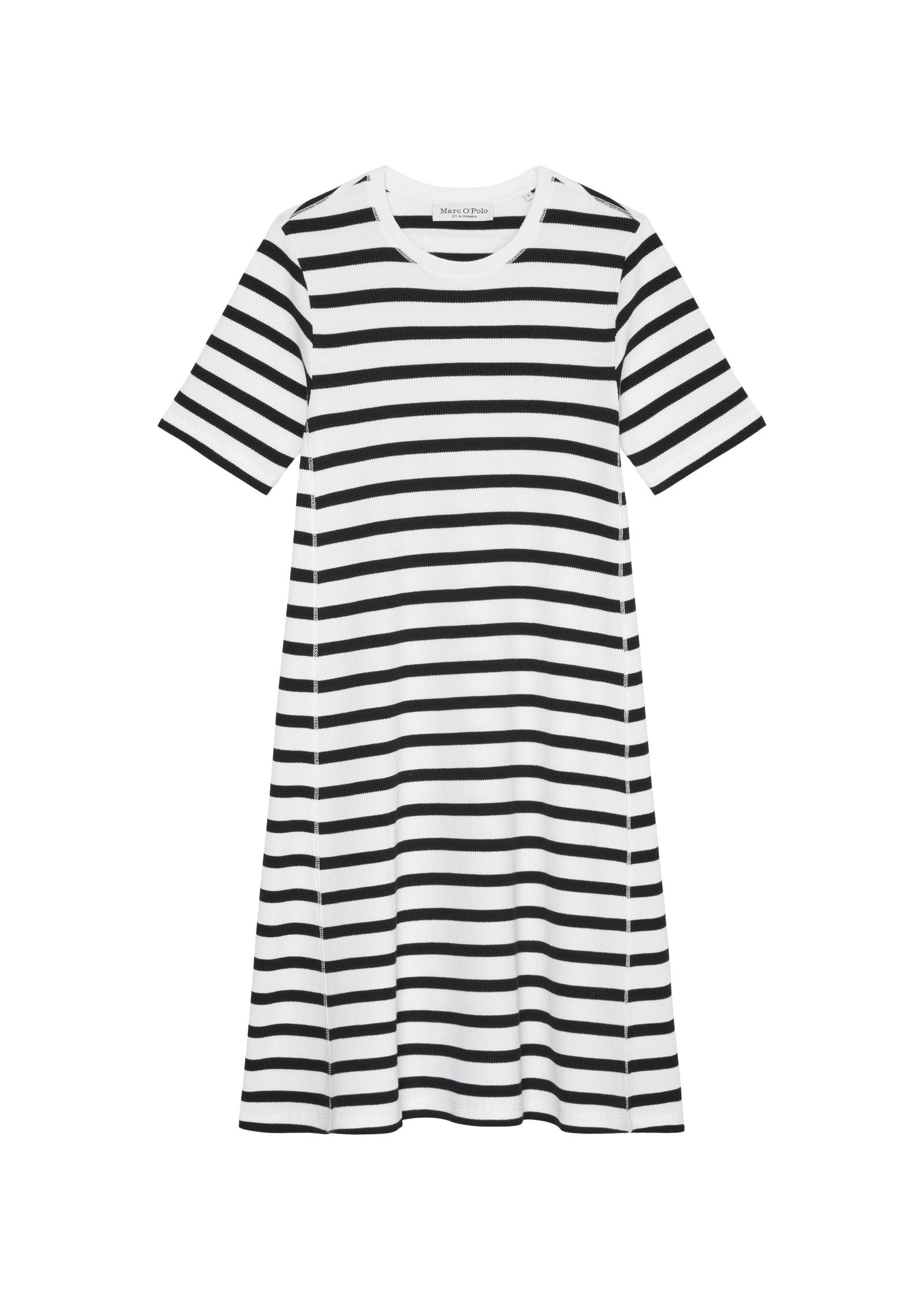 Marc O'Polo Maxi-jurk Gestreepte wafel-jersey-jurk