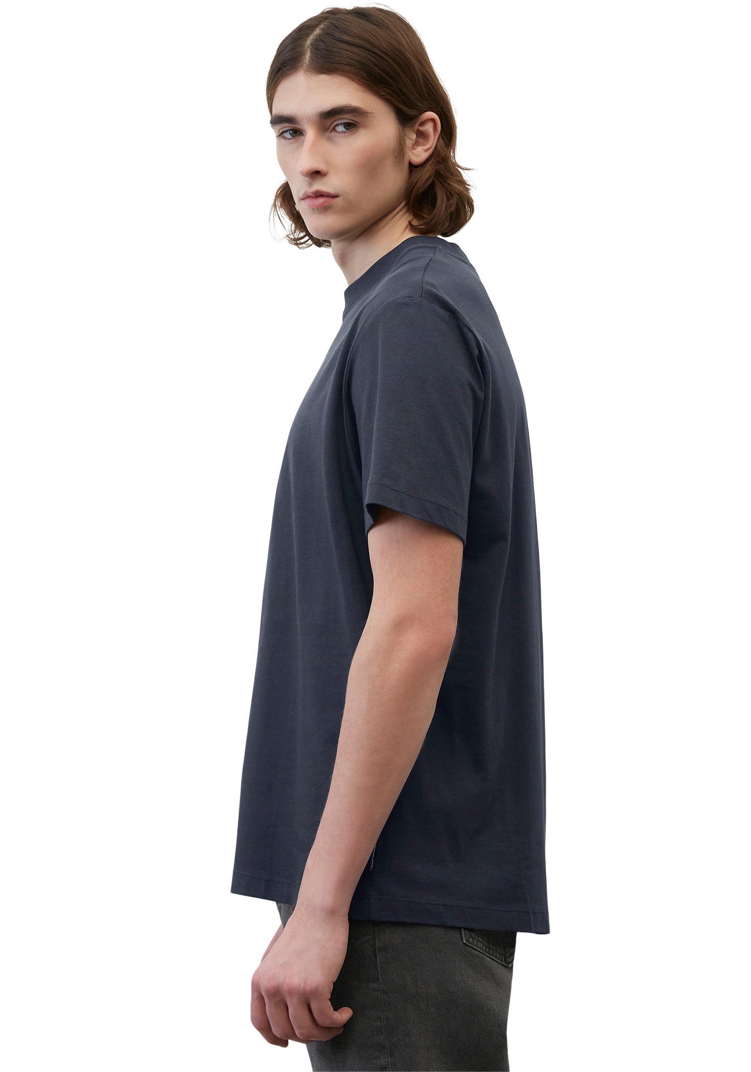 Marc O'Polo DENIM T-shirt met labeling vooraan in het midden