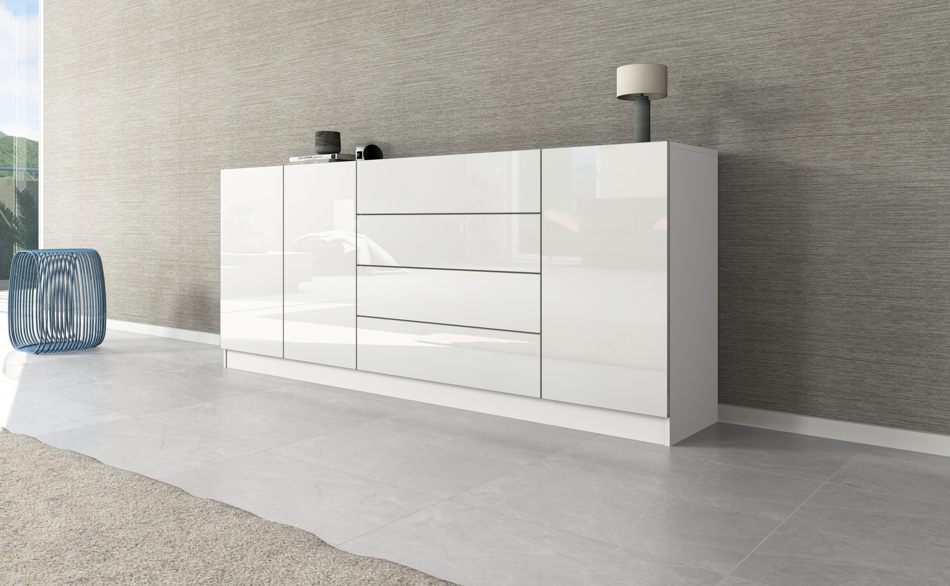borchardt Möbel Dressoir Vaasa Breedte 190 cm