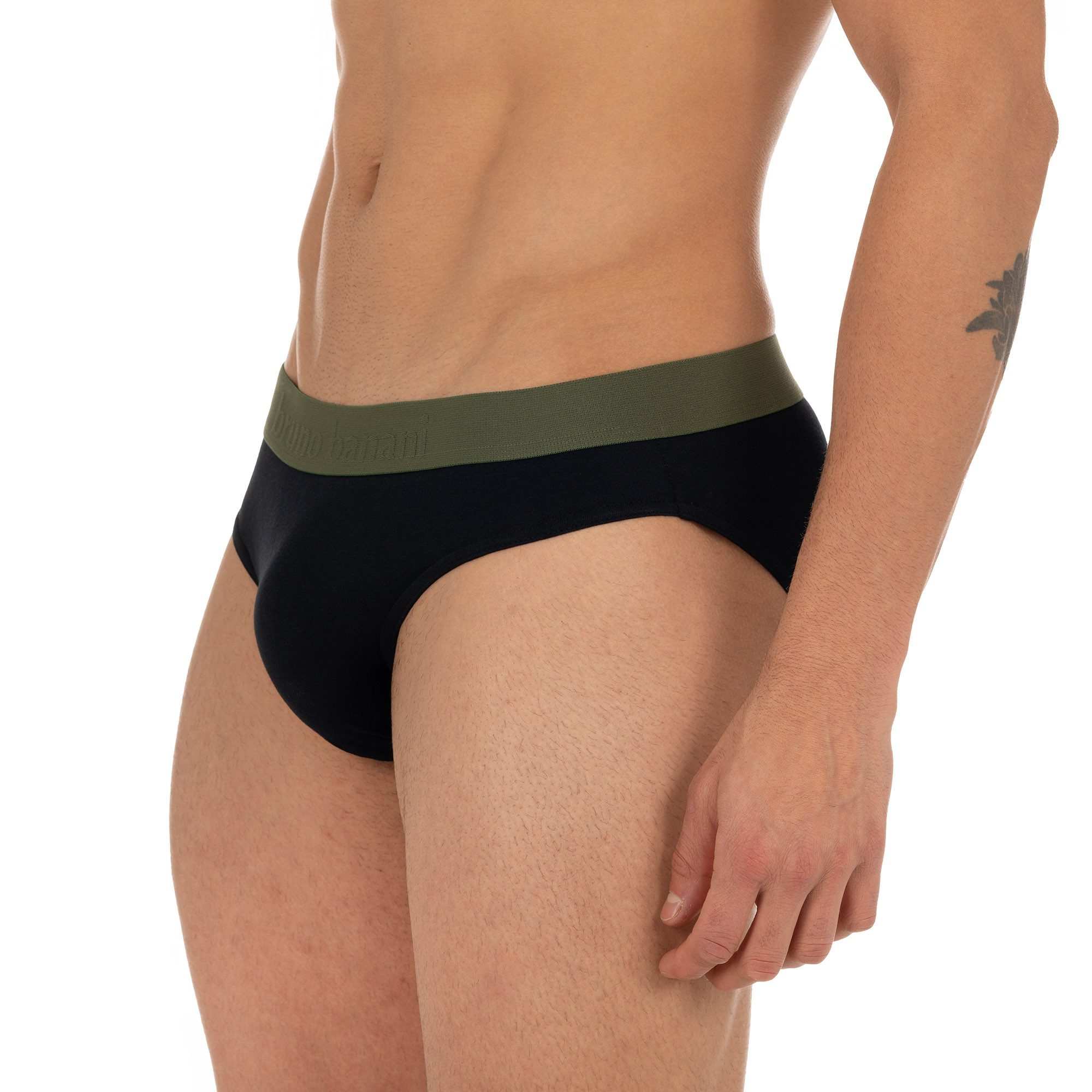 Bruno Banani Slip Flowing met logoband (2 stuks, Set van 2)