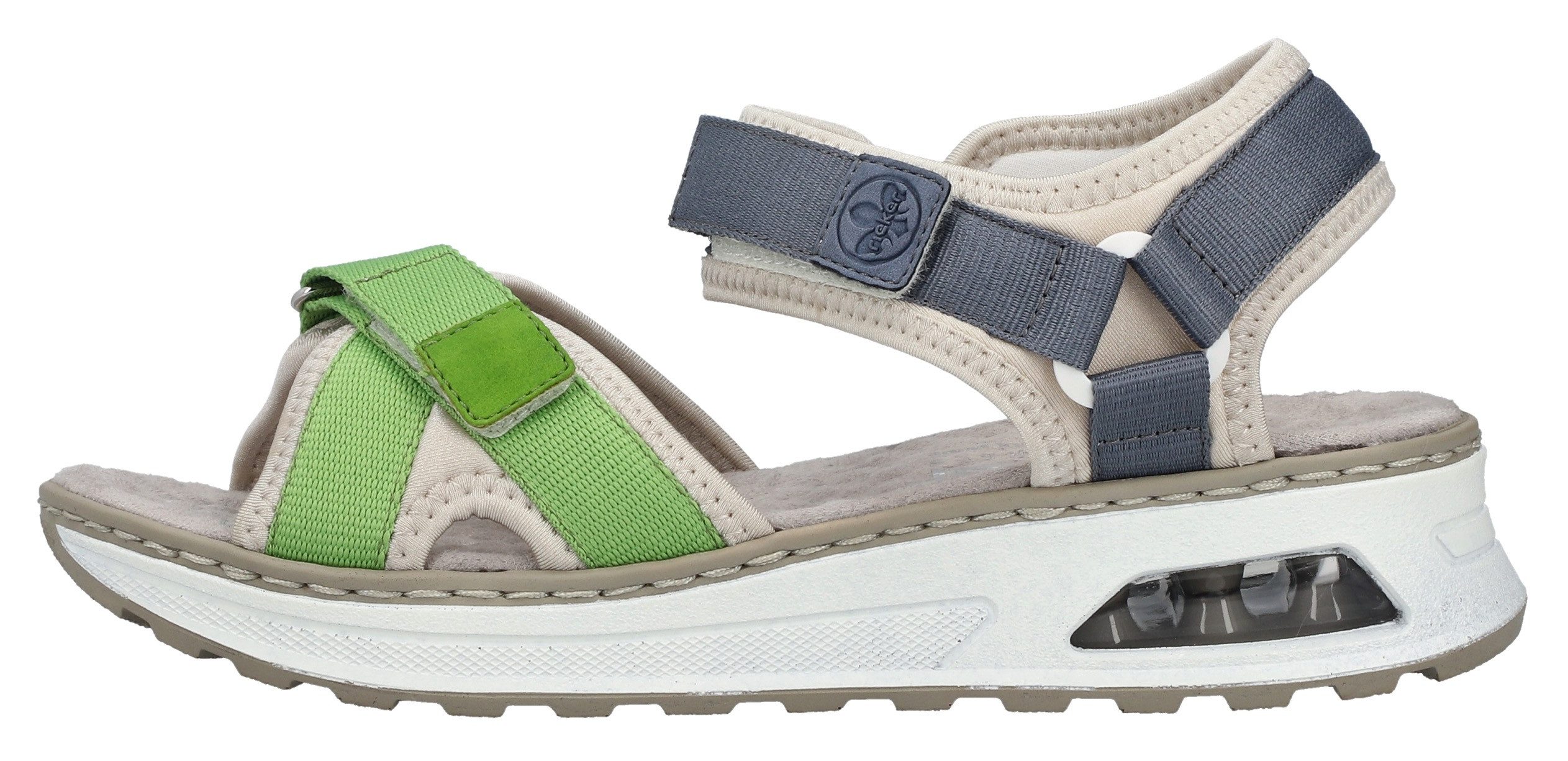 Rieker Trekkingsandalen met praktische klittenbandsluitingen
