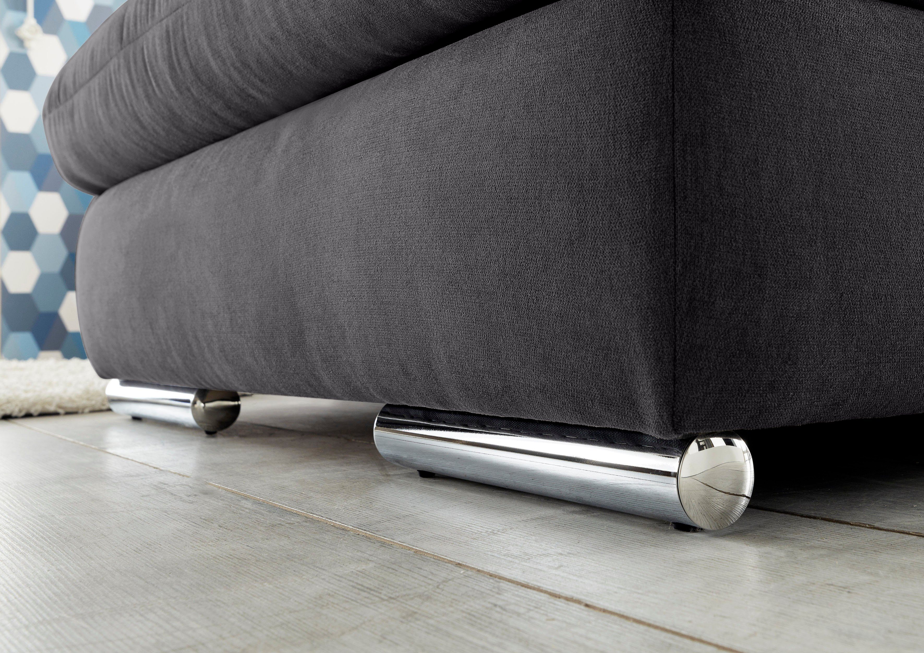 set one by Musterring Zithoek SO 4100 comfortabele pocketvering, incl. hoofdeindeverstelling