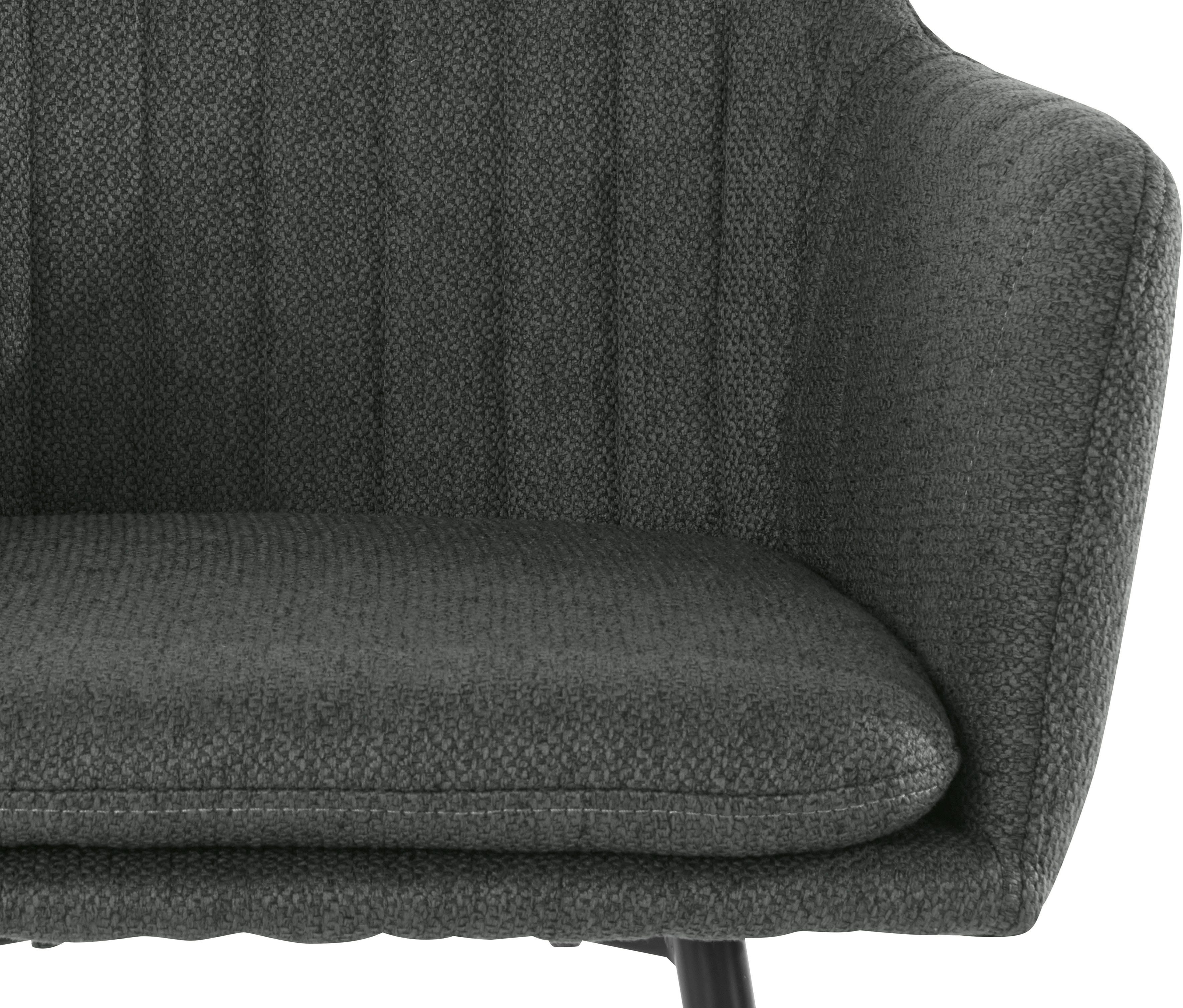 HELA Stoel met armleuningen Carla comfortabele fauteuil, kuipstoel (set)