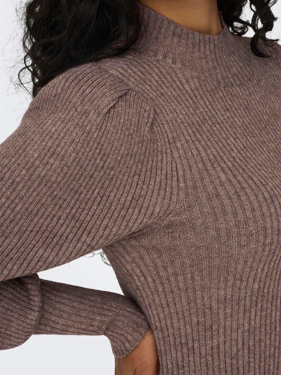 Only Gebreide jurk ONLKATIA L/S DRESS KNT NOOS