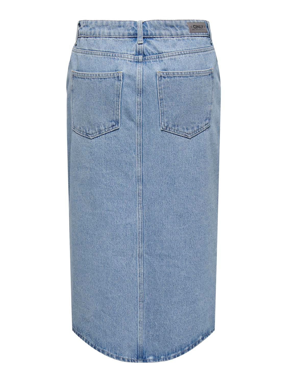 Only Jeans rok ONLBIANCA MIDI SKIRT DNM REA NOOS