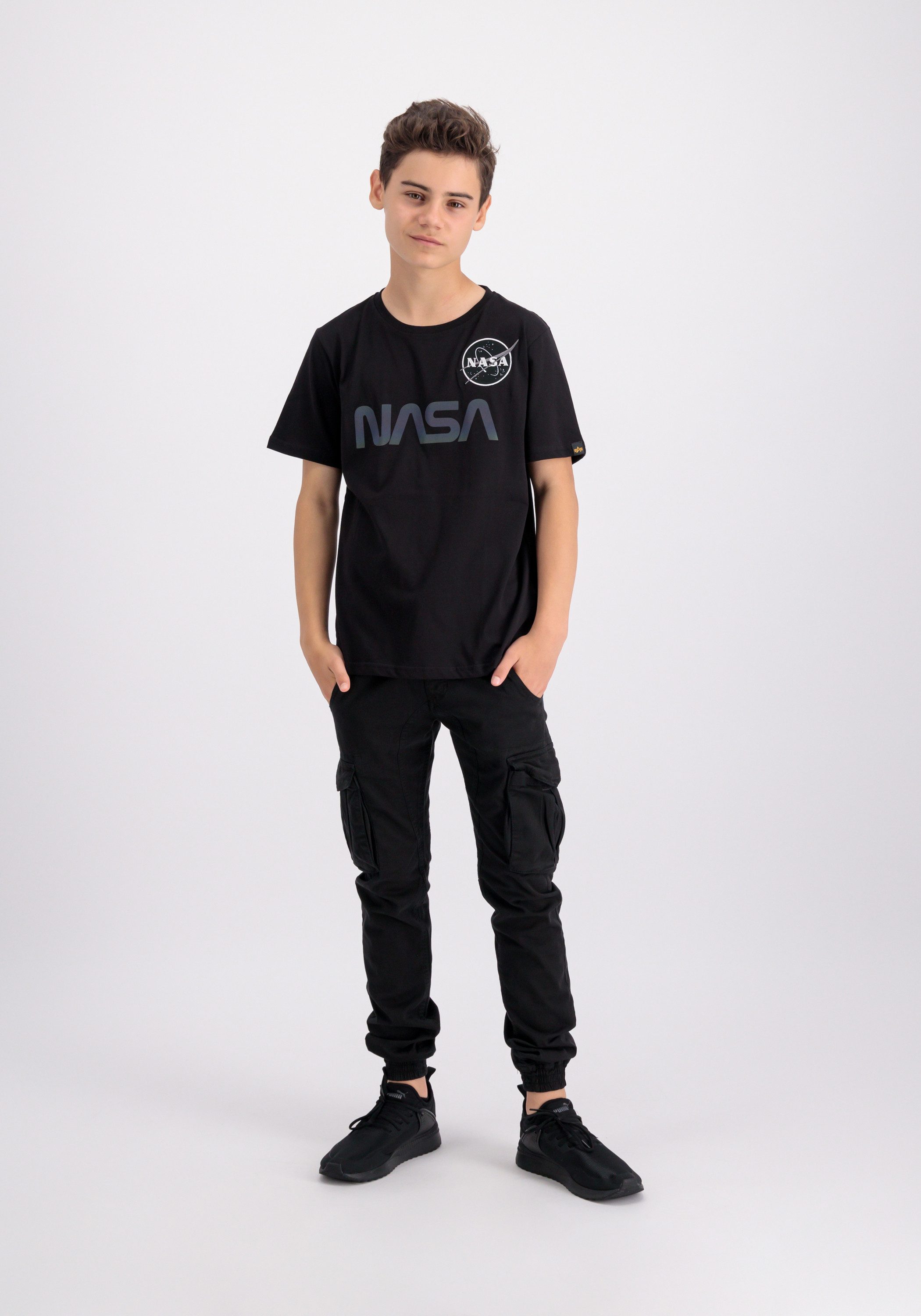 Alpha Industries T-shirt Alpha Industries Kids - T-Shirts NASA Rainbow Refl. T Kids
