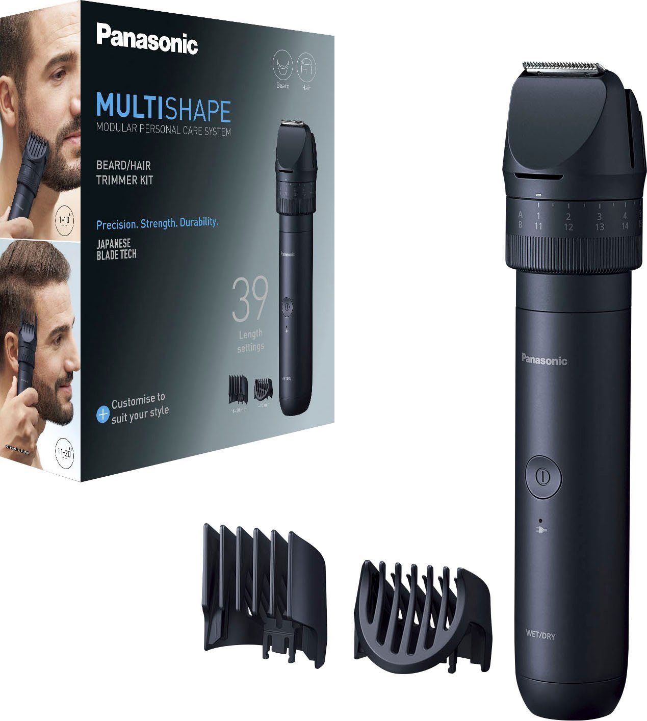 Panasonic Tondeuse Multishape Starter Kit Bart & Haare (NiMH-Akku) ER-CKN1-A301