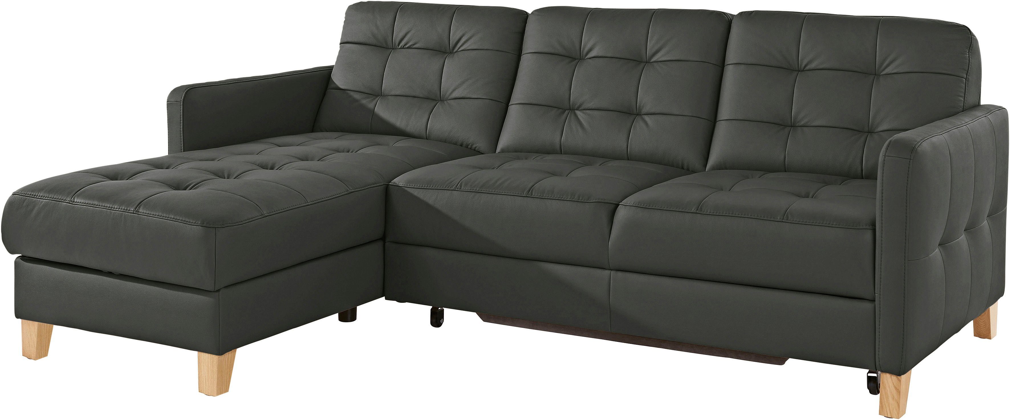 exxpo - sofa fashion Hoekbank Elio, compact en comfortabel, handig en tijdloos design, L-vorm
