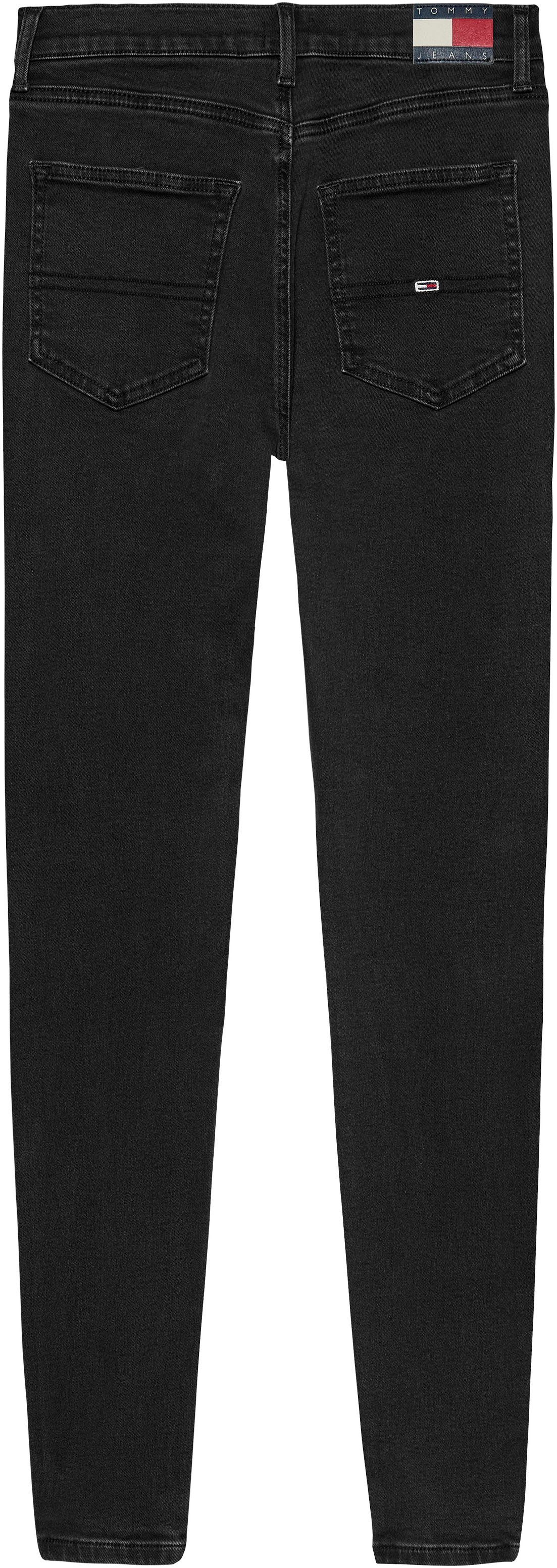 TOMMY JEANS Skinny fit Jeans SYLVIA HR SSKN CG4 met logo badge en label vlaggen