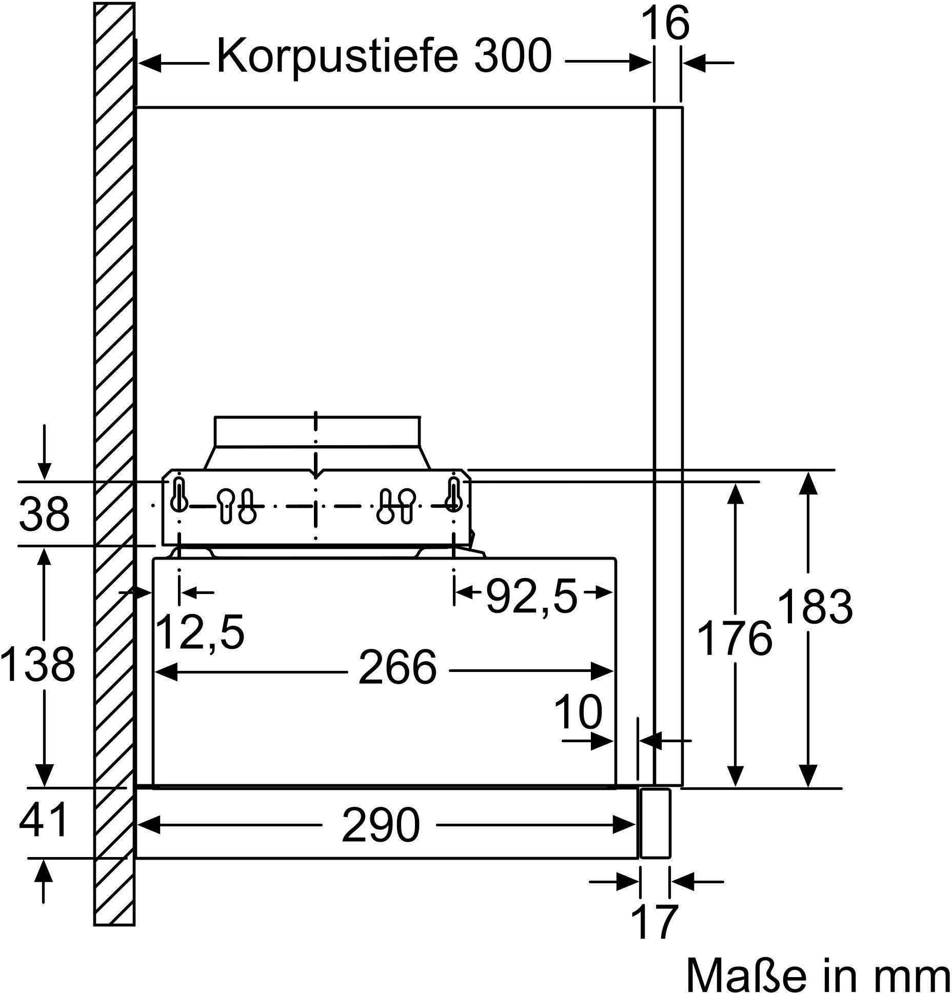 BOSCH Vlakscherm-afzuigkap
