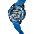 calypso watches chronograaf digital for man, k5819-2 blauw