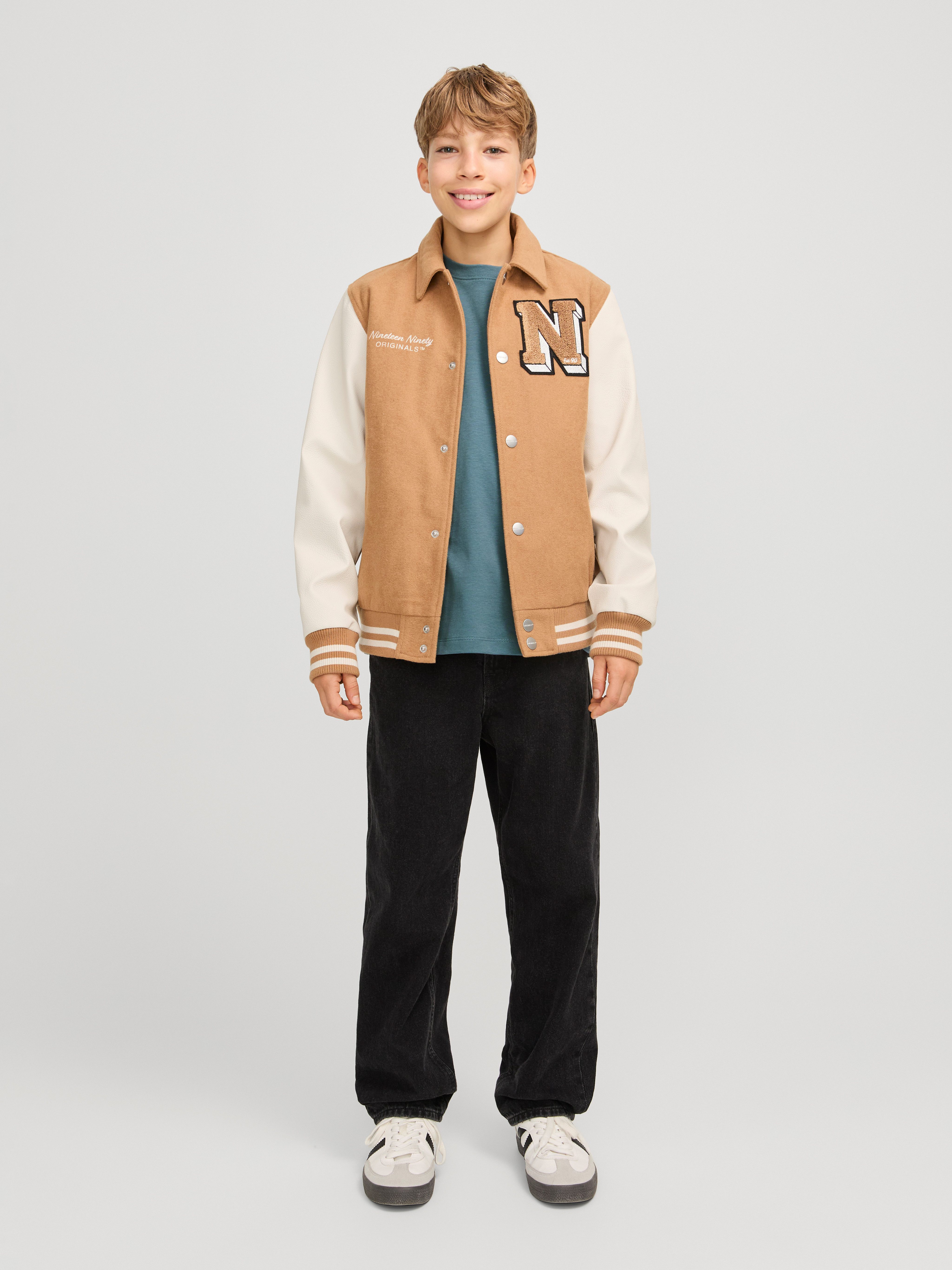 Jack & Jones Junior Shirt met ronde hals JJEURBAN EDGE TEE SS O-NECK NOOS JNR
