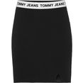 tommy jeans geweven rok tjw logo waistband hwk skirt zwart