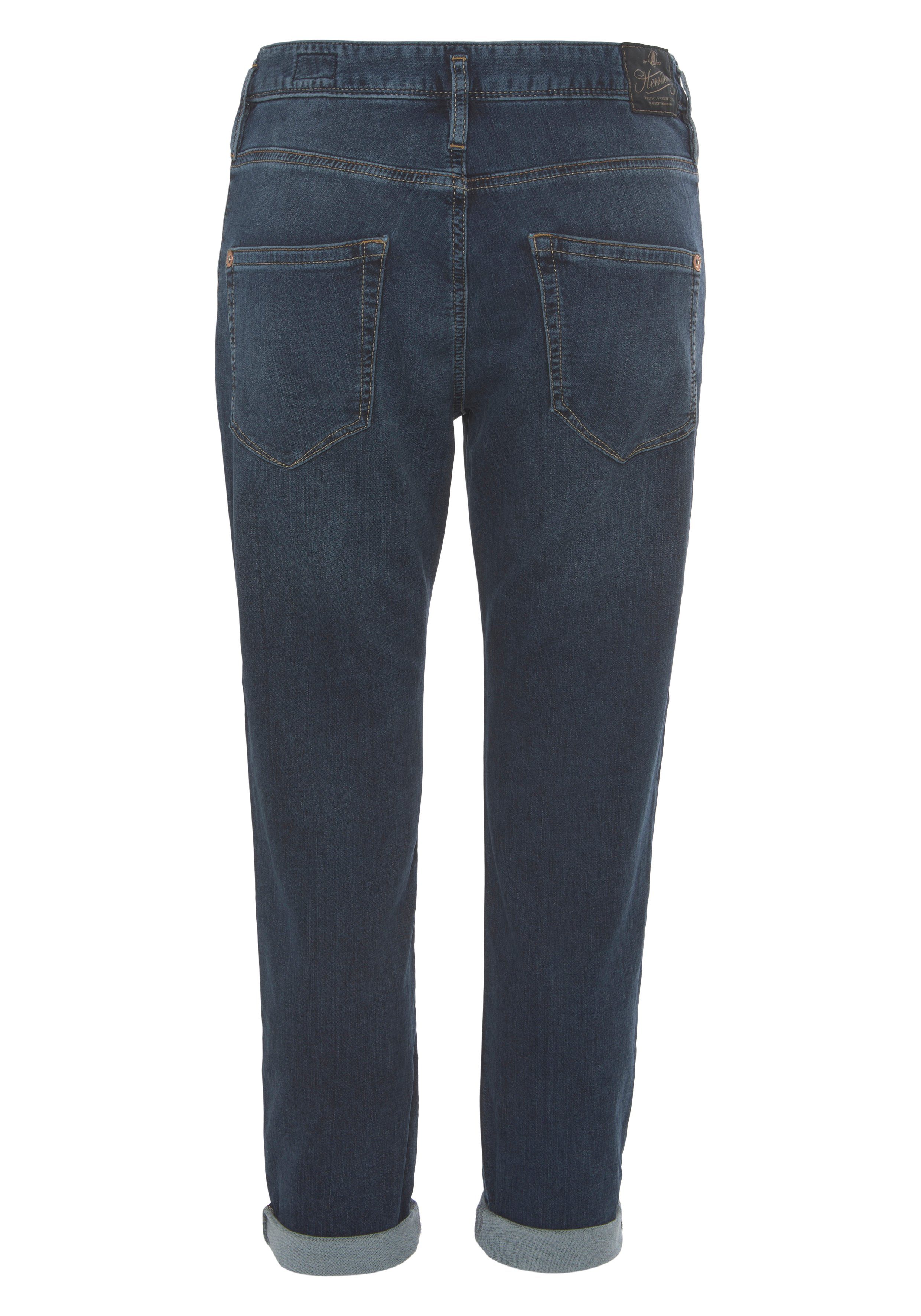 Herrlicher Boyfriendjeans Shyra Cropped Jogg Denim zacht aanvoelend, verweerde effecten, vintage