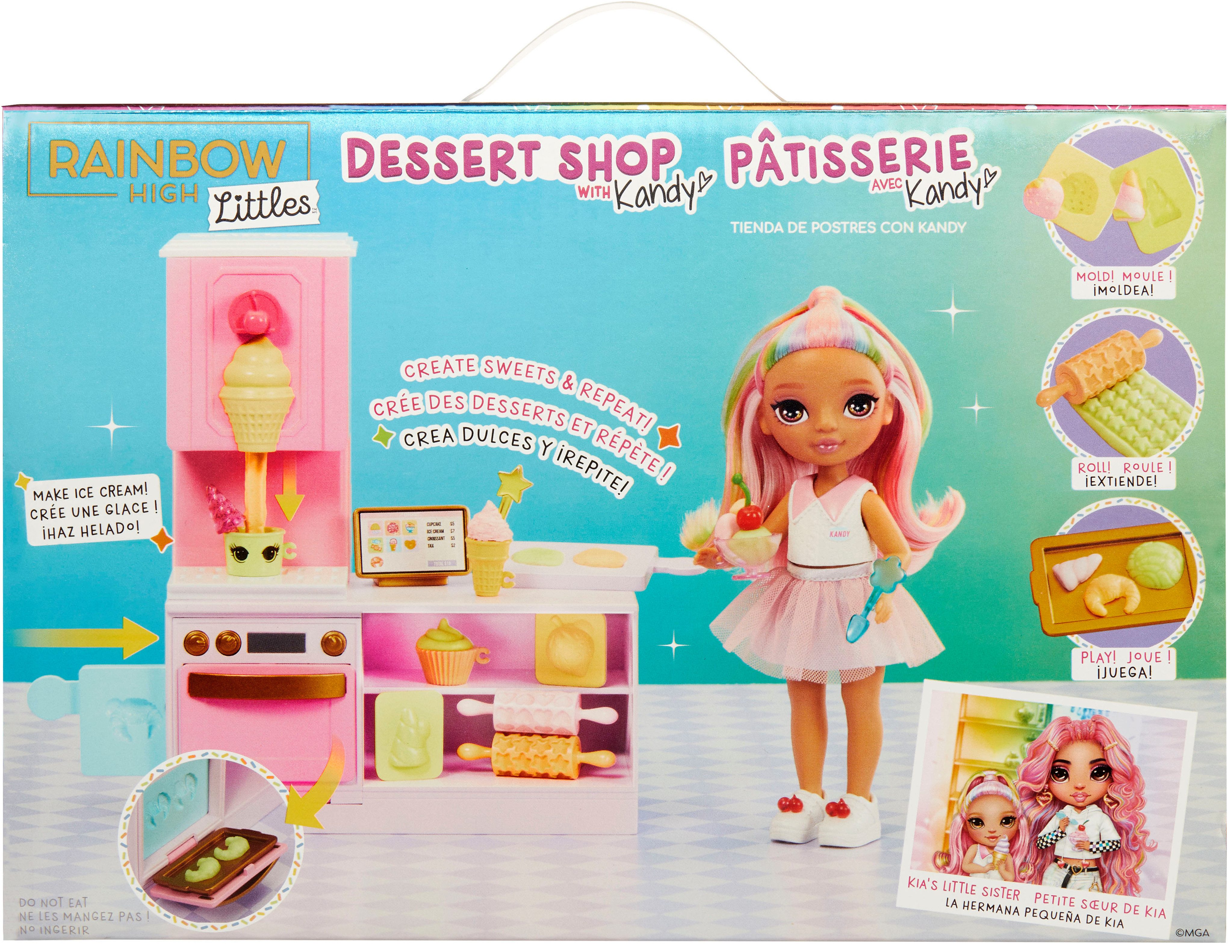 RAINBOW HIGH Mini-pop Rainbow High Little Dessert Shop with Kandy Playset