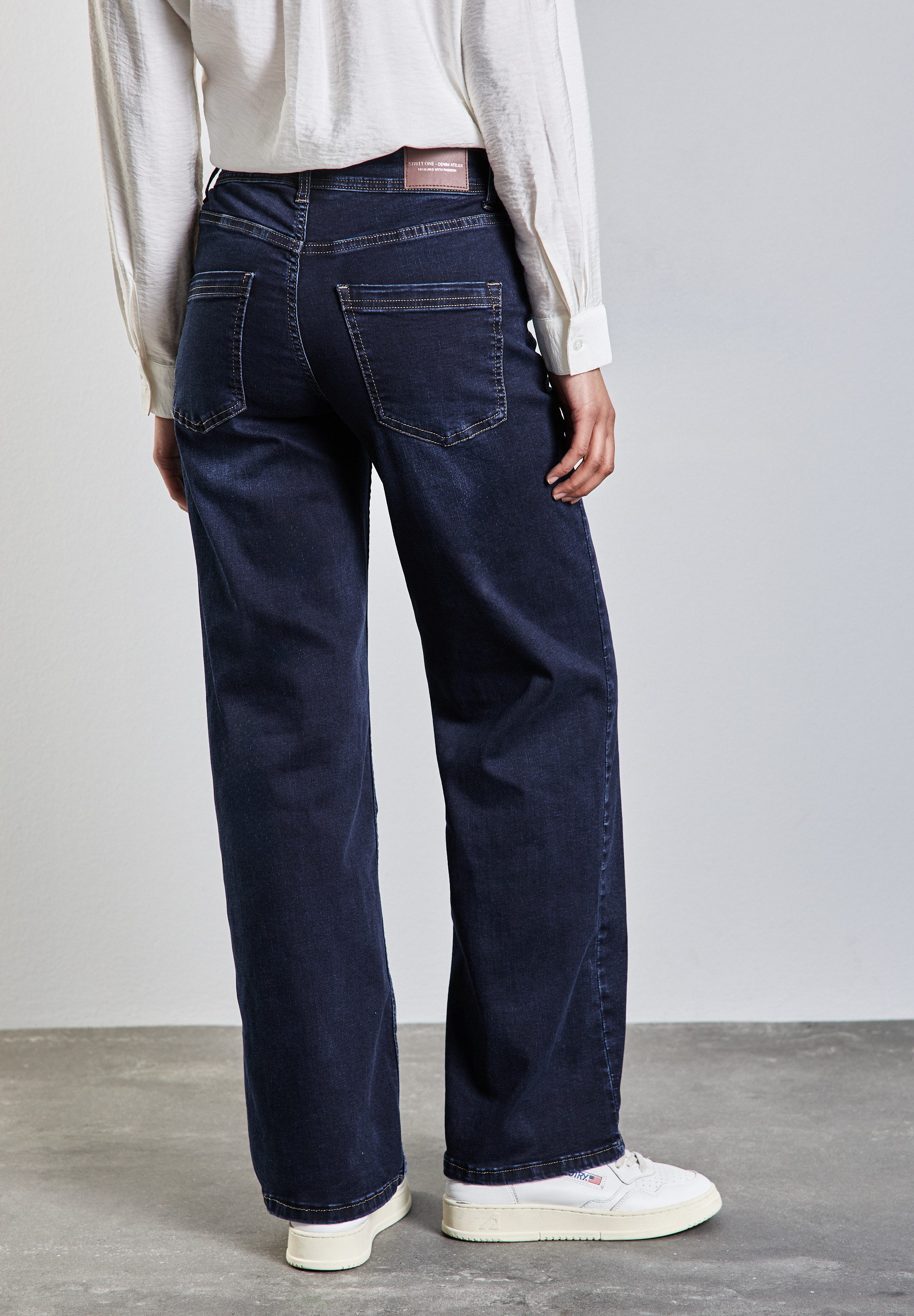 STREET ONE Wijde jeans in five-pocketsstijl