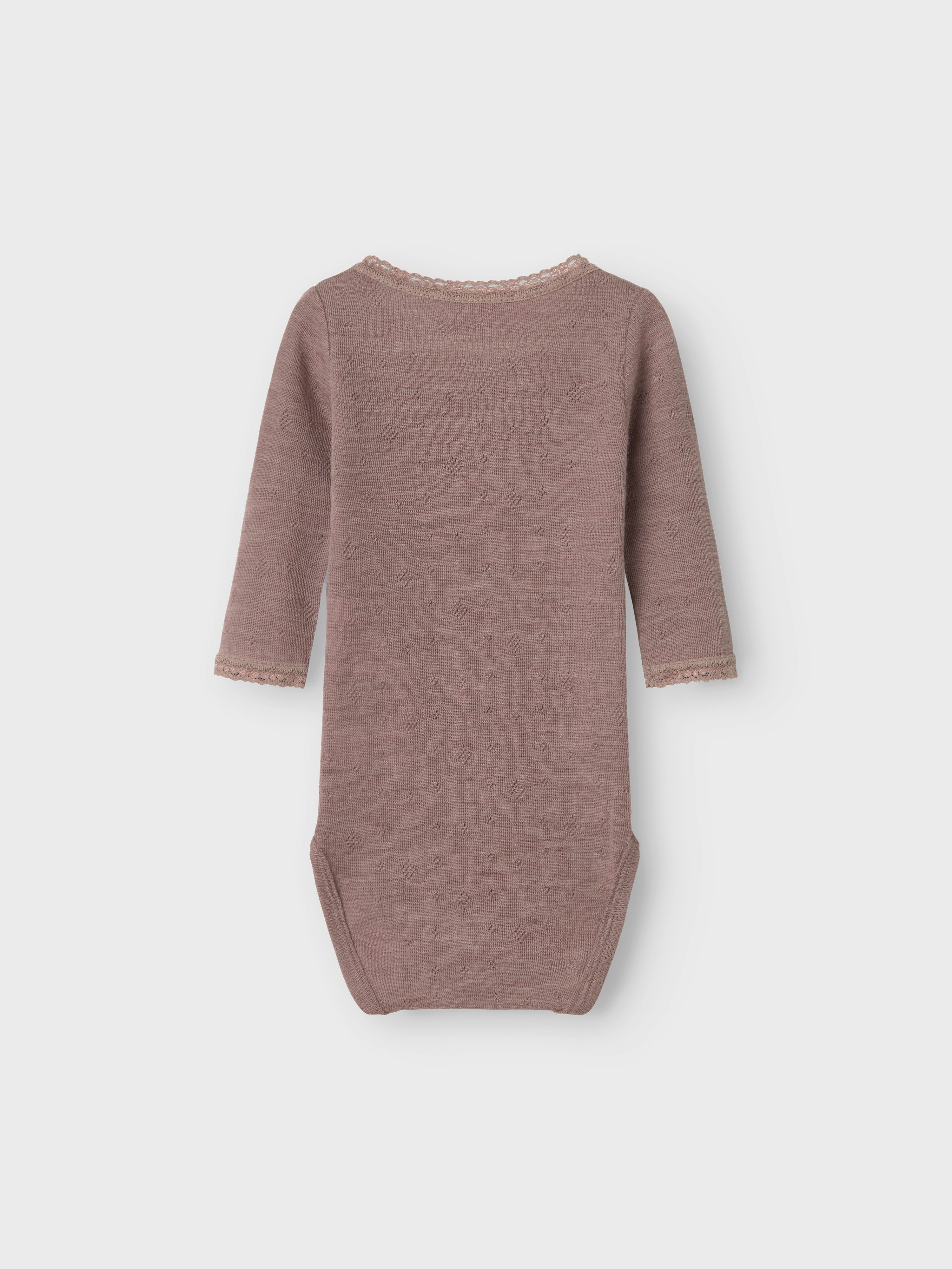 Name It Body met lange mouwen NBFWANG WOOL NEEDLE LS BODY SOLID NOOS
