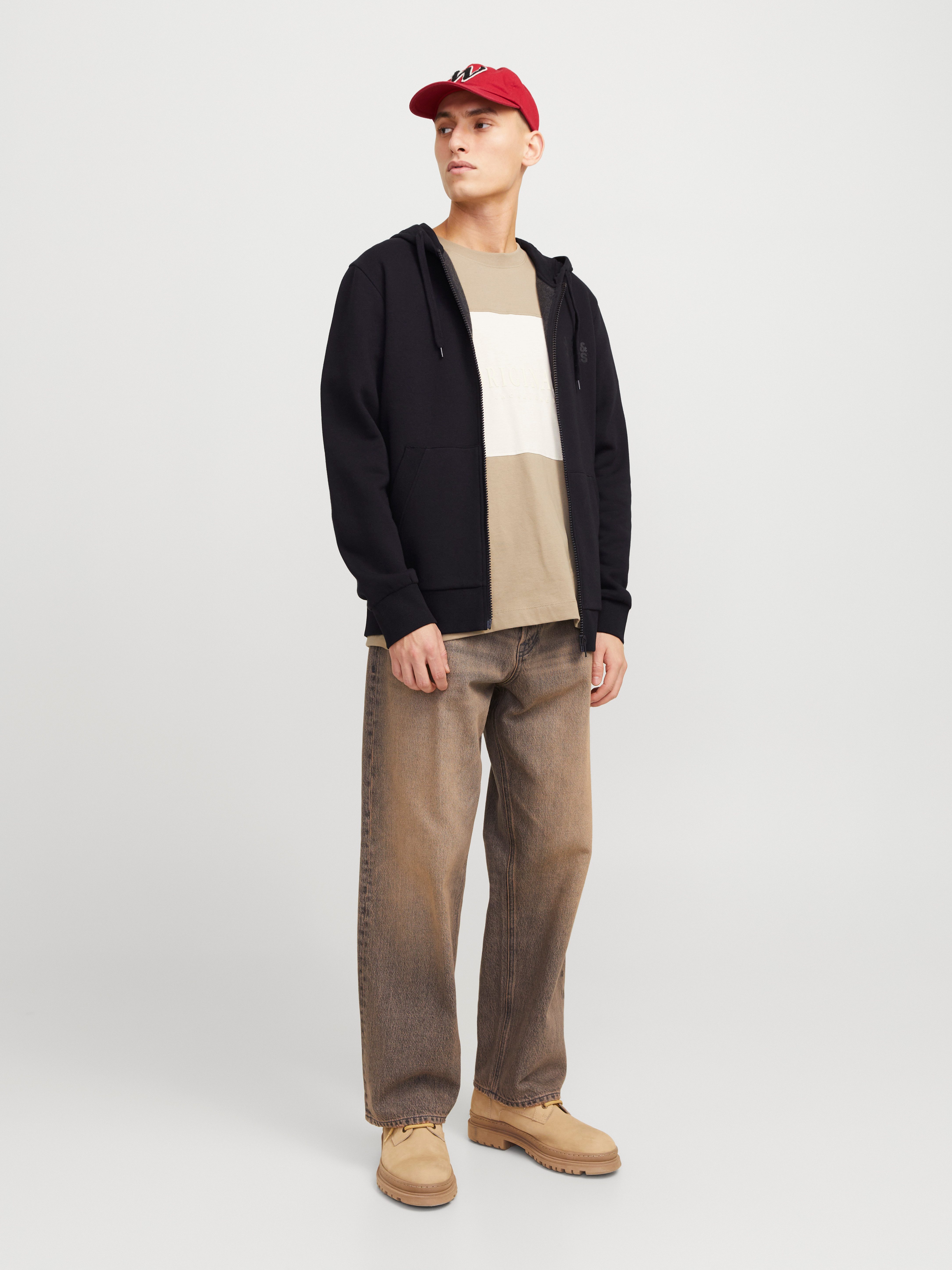 Jack & Jones Capuchonsweatvest JJECORP LOGO SWEAT ZIP HOOD