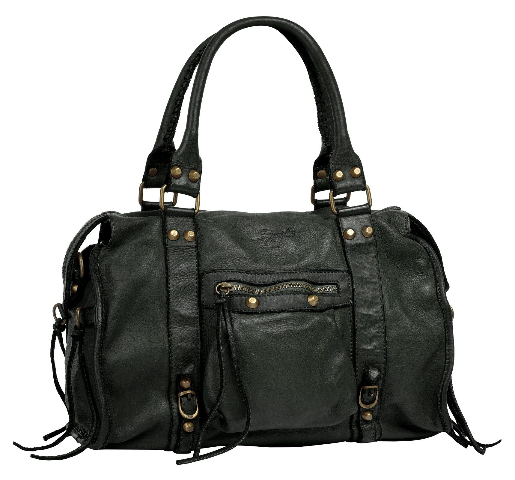 Samantha Look Shopper echt leer, made in italy (1-delig)