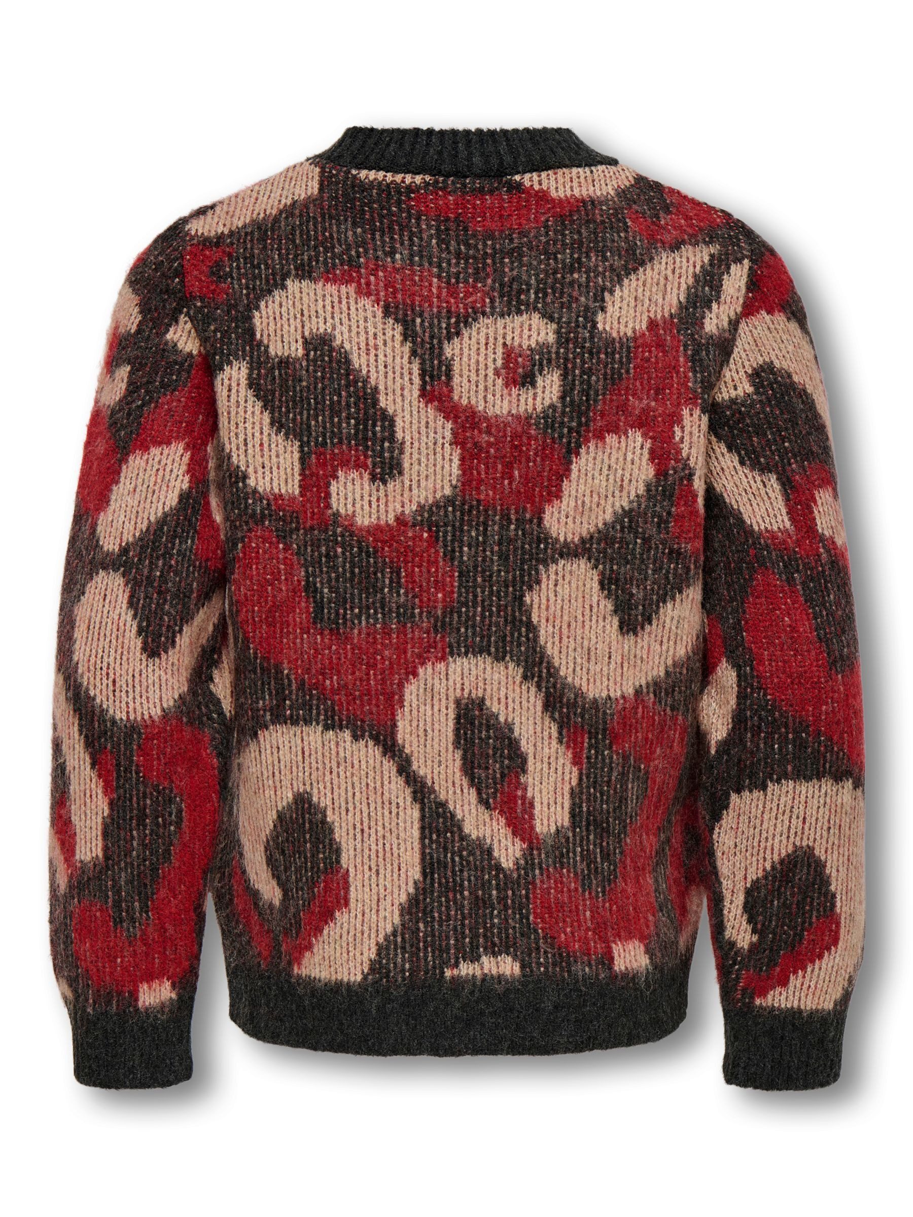 KIDS ONLY Trui met ronde hals KOGWILD L/S JQ O-NECK KNT