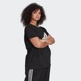 adidas performance t-shirt essentials logo – big sizes zwart