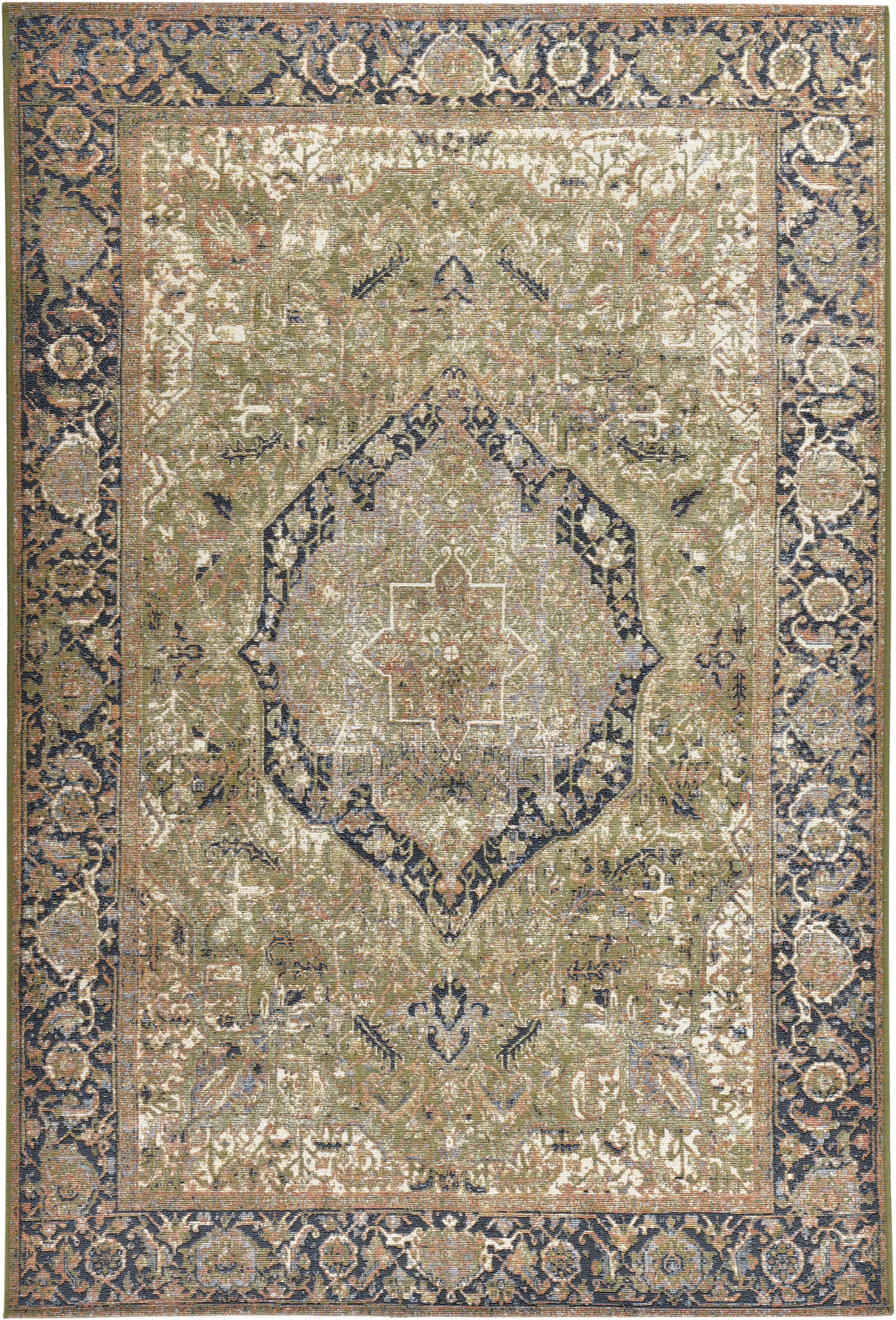 TOM TAILOR HOME Vloerkleed Funky Outdoor Orient One Platweefsel, oriënt-look, geschikt voor binnen en buiten, woonkamer