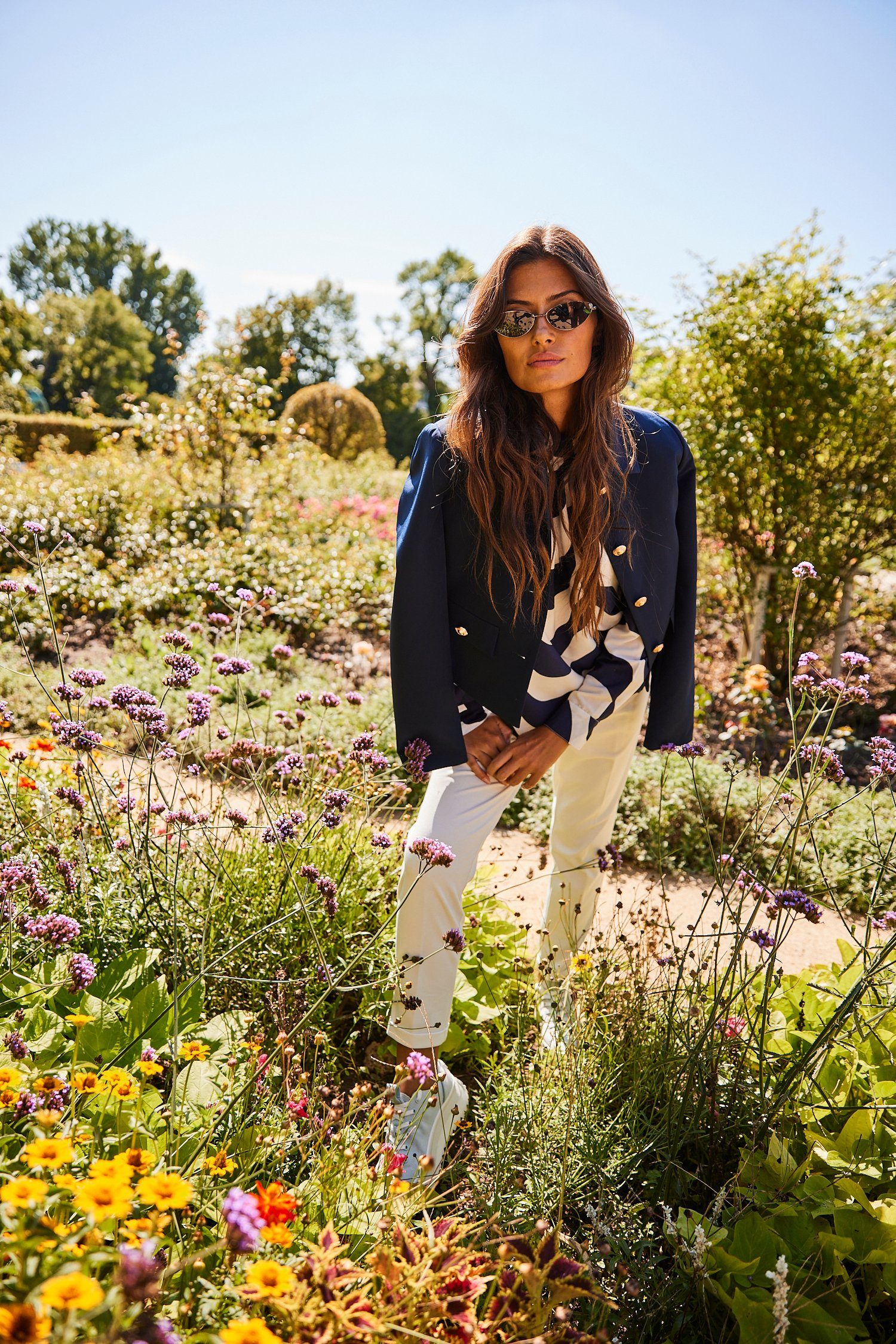 Aniston SELECTED Comfortbroek met plooien