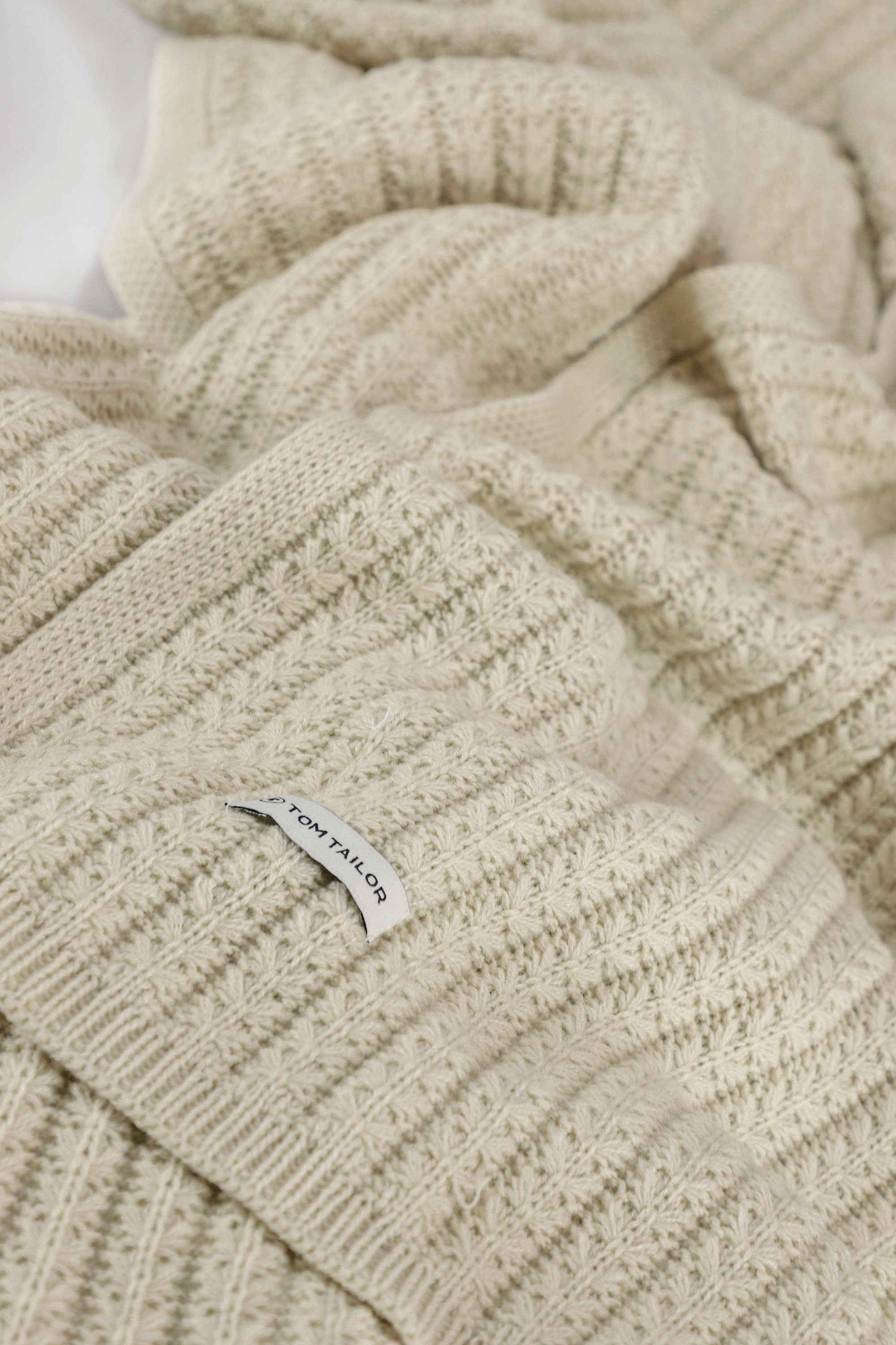 TOM TAILOR HOME Plaid KNITTED