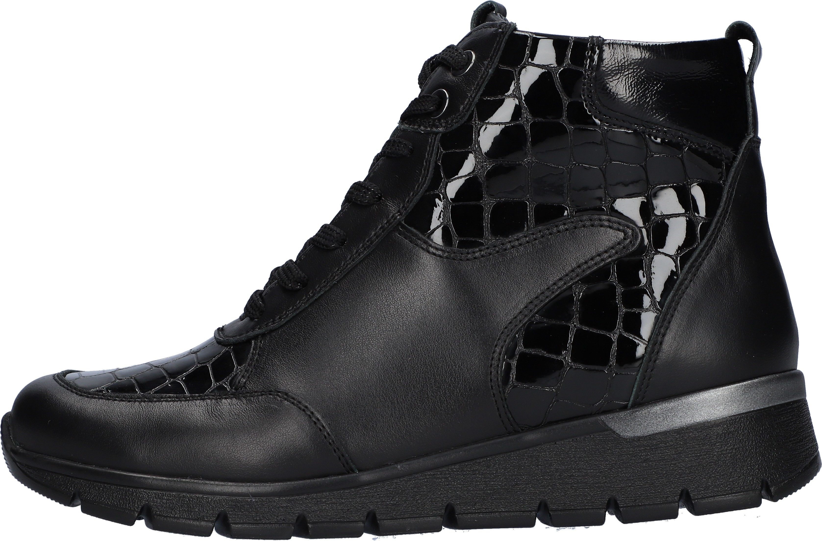 Waldläufer Veterschoenen K-RAMONA , enkellaars, comfortabele schoen met binnenrits, k-breedte