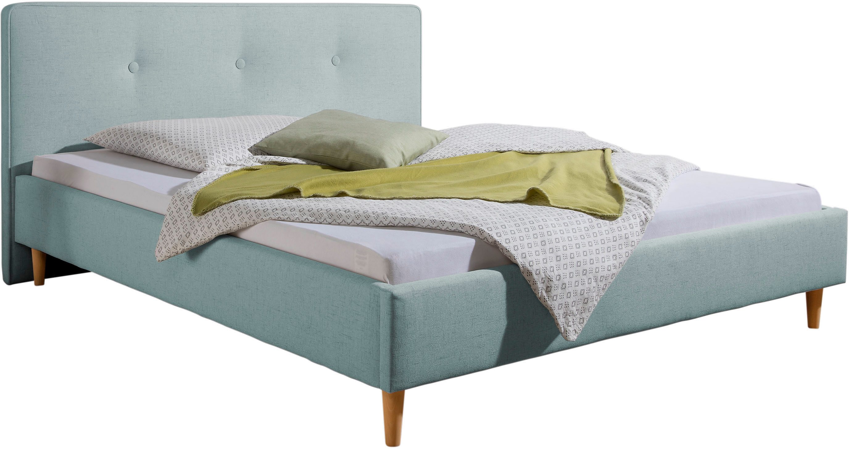 Maintal Gestoffeerd bed Lonepine Zijkanten van het bed zelf te monteren, zonder bedkist