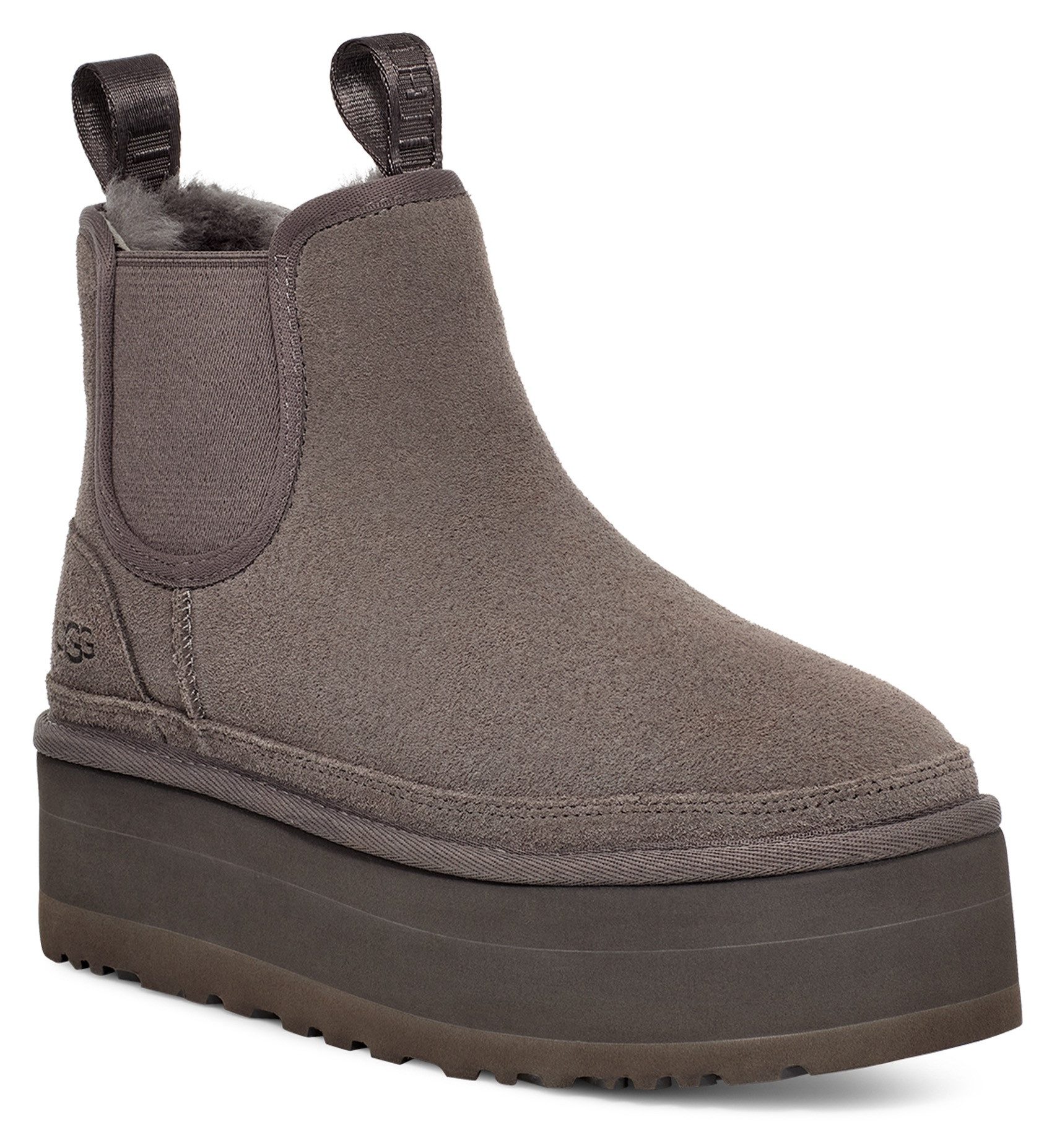 UGG Chelsea-boots NEUMEL PLATFORM CHELSEA Plateau laarzen, winterlaarzen met praktische aantrekhaakjes