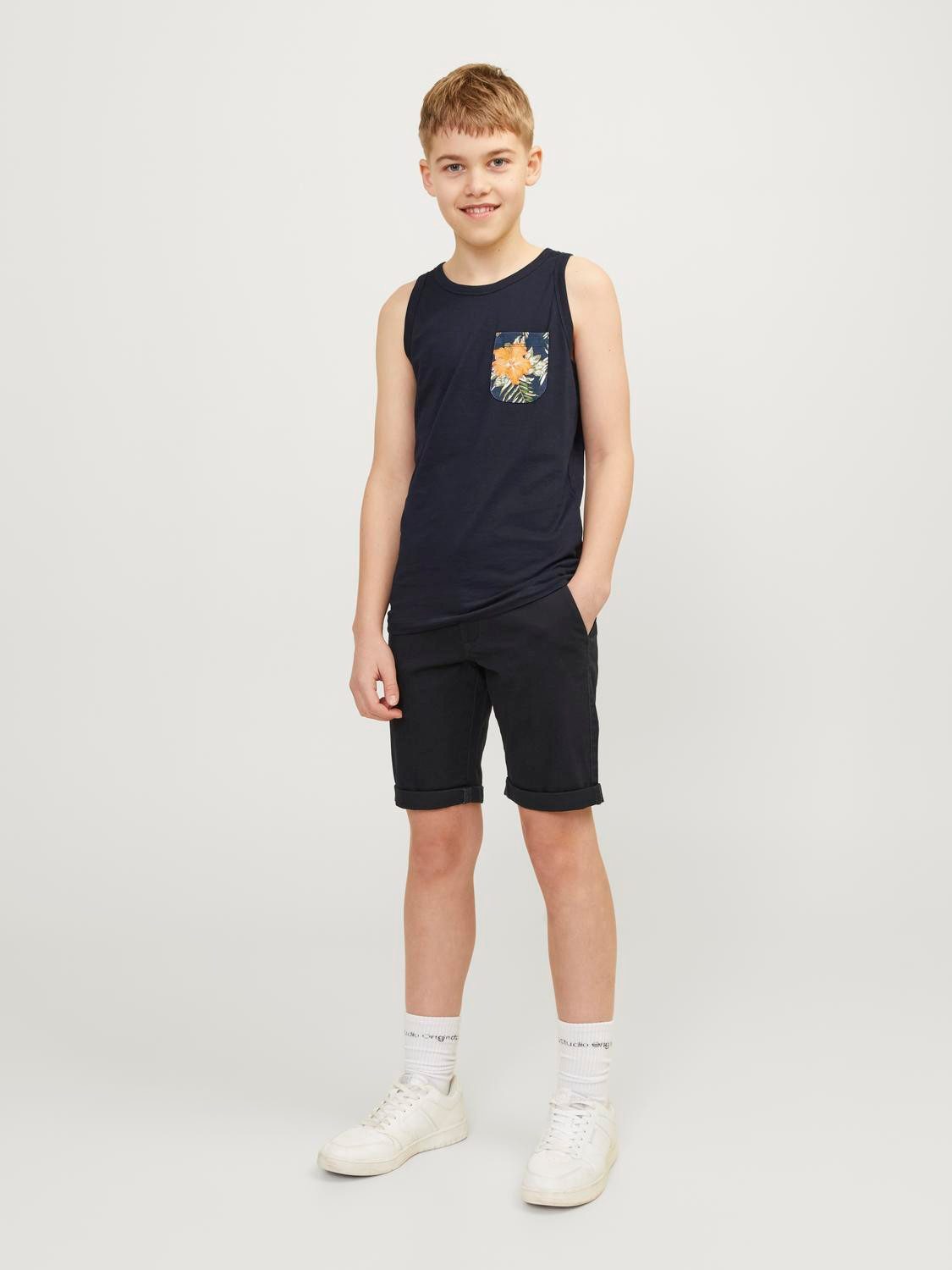 Jack & Jones Junior Chino-short JPSTDAVID JJCHINO SHORTS AKM SN JNR