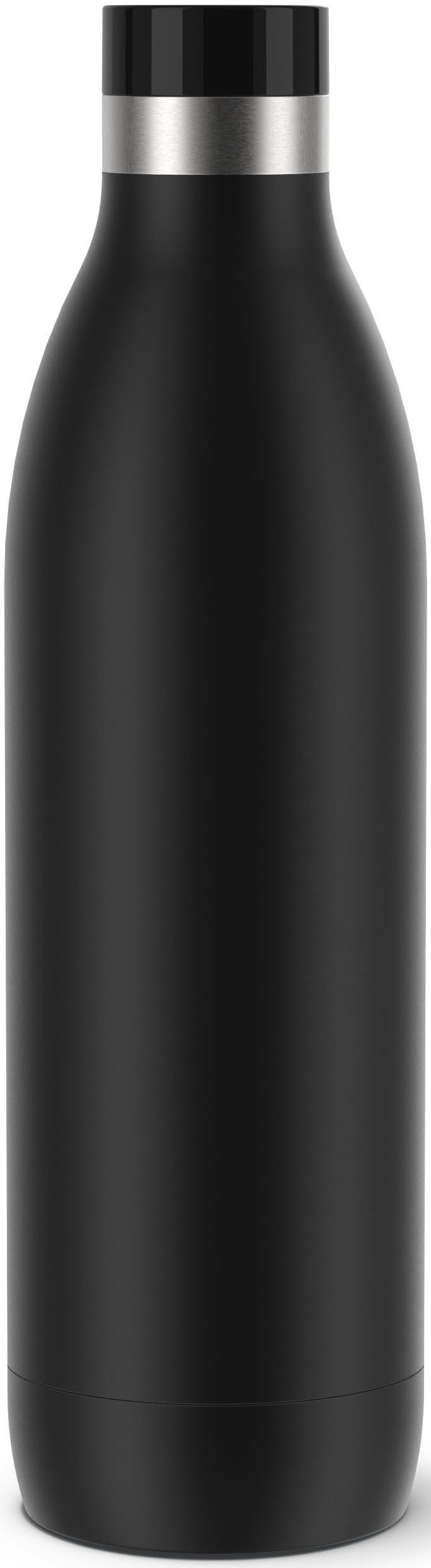 Emsa Thermosfles Drinkfles Bludrop 1 liter, lekvrij, 360°-rondom drinkopening, 40 uur koud, 20 uur warm (1-delig) koelboxen & thermosflessen zwart