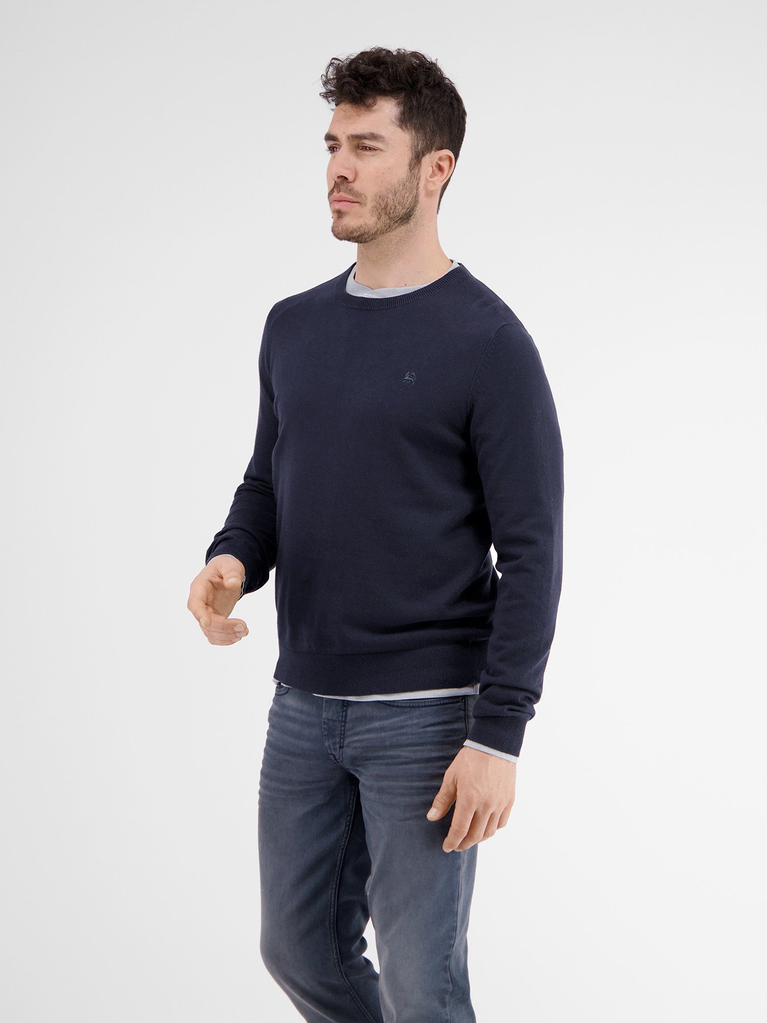 Lerros Gebreide trui LERROS casual vlakgebreide pullover