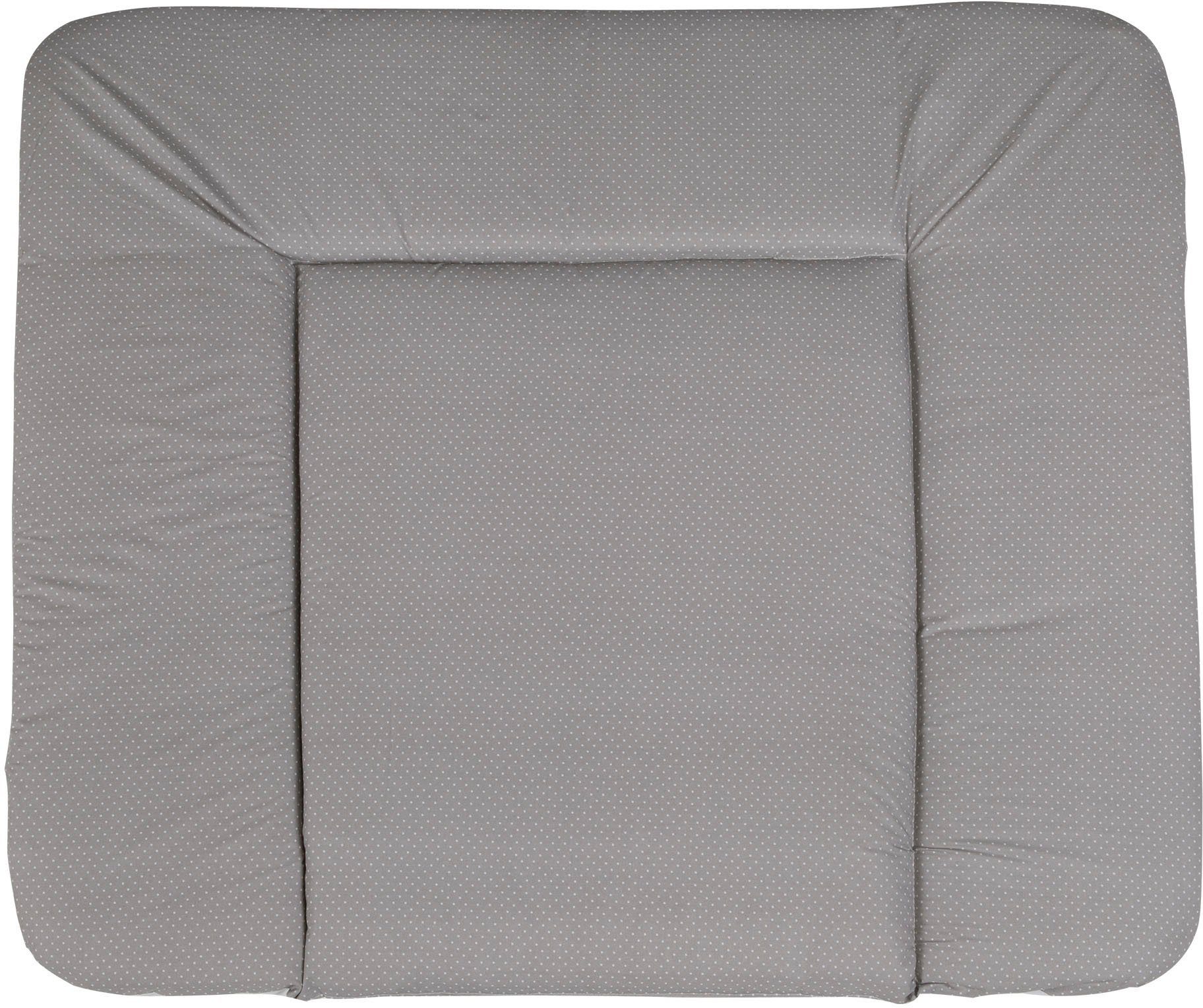 Roba Aankleedkussen Dotty, 85x75 cm met zachte bekleding luiertassen grijs