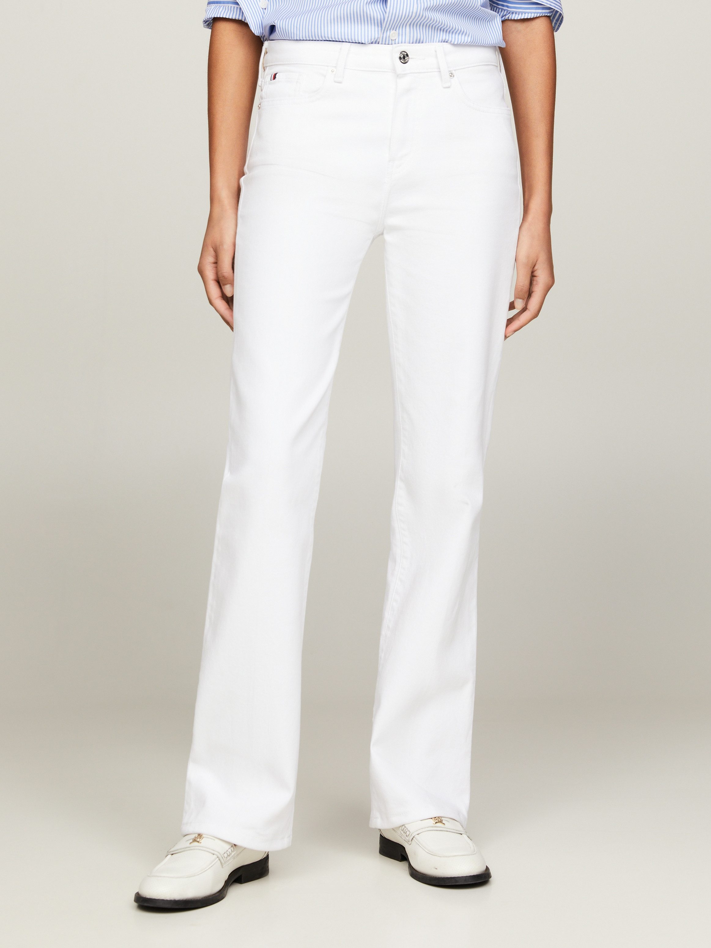 Tommy Hilfiger Bootcut jeans met persplooien