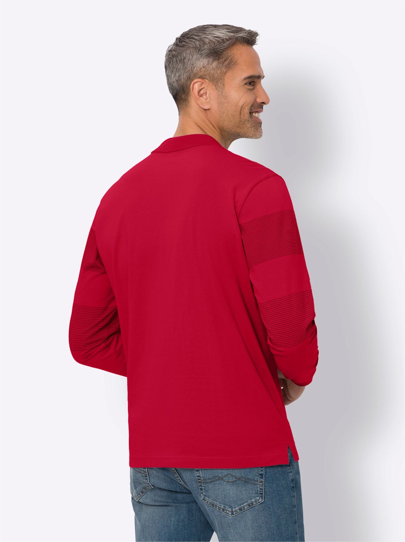 Classic Poloshirt met lange mouwen (1-delig)