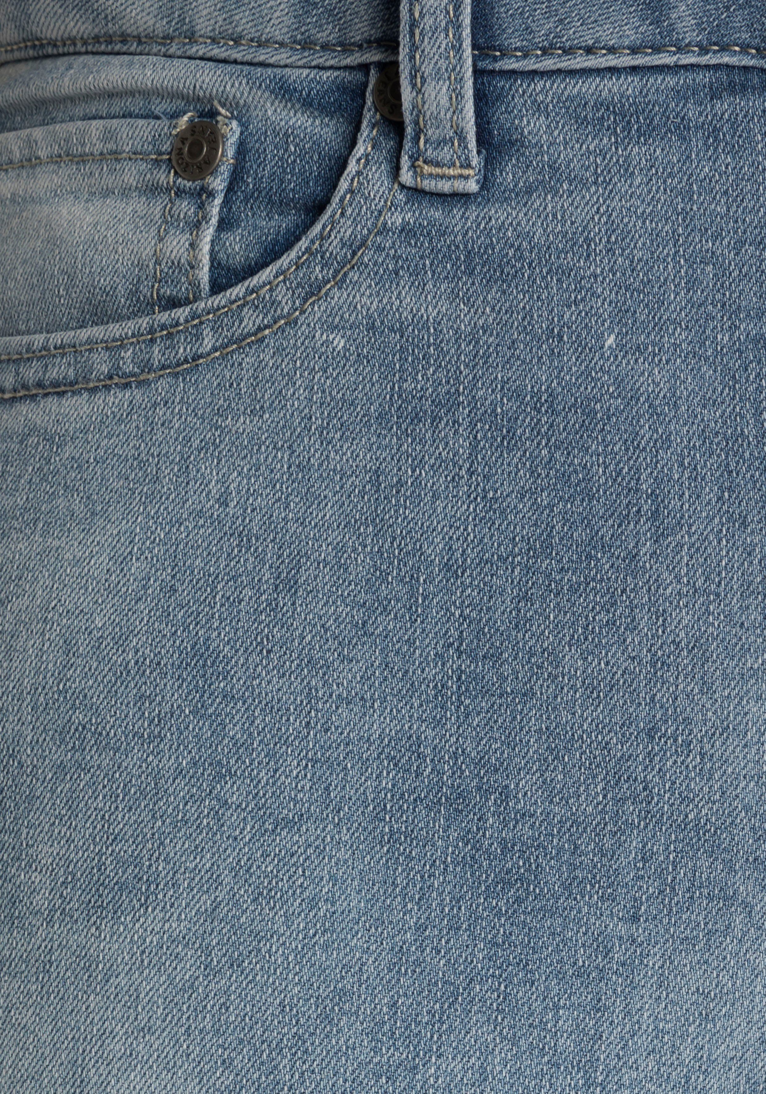 Arizona 7/8 jeans Shaping strak, skinny jeans, used-wassing, high-waist, 7/8-lengte